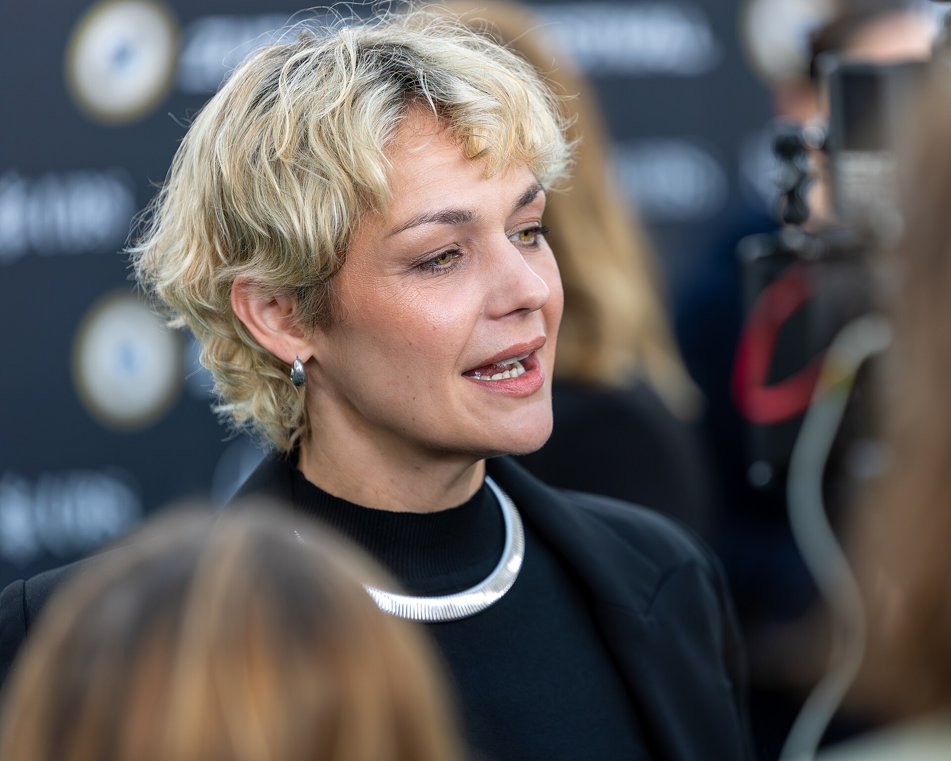 Luise Heyer on the Green Carpet at the 2025 Zurich Film Festival.