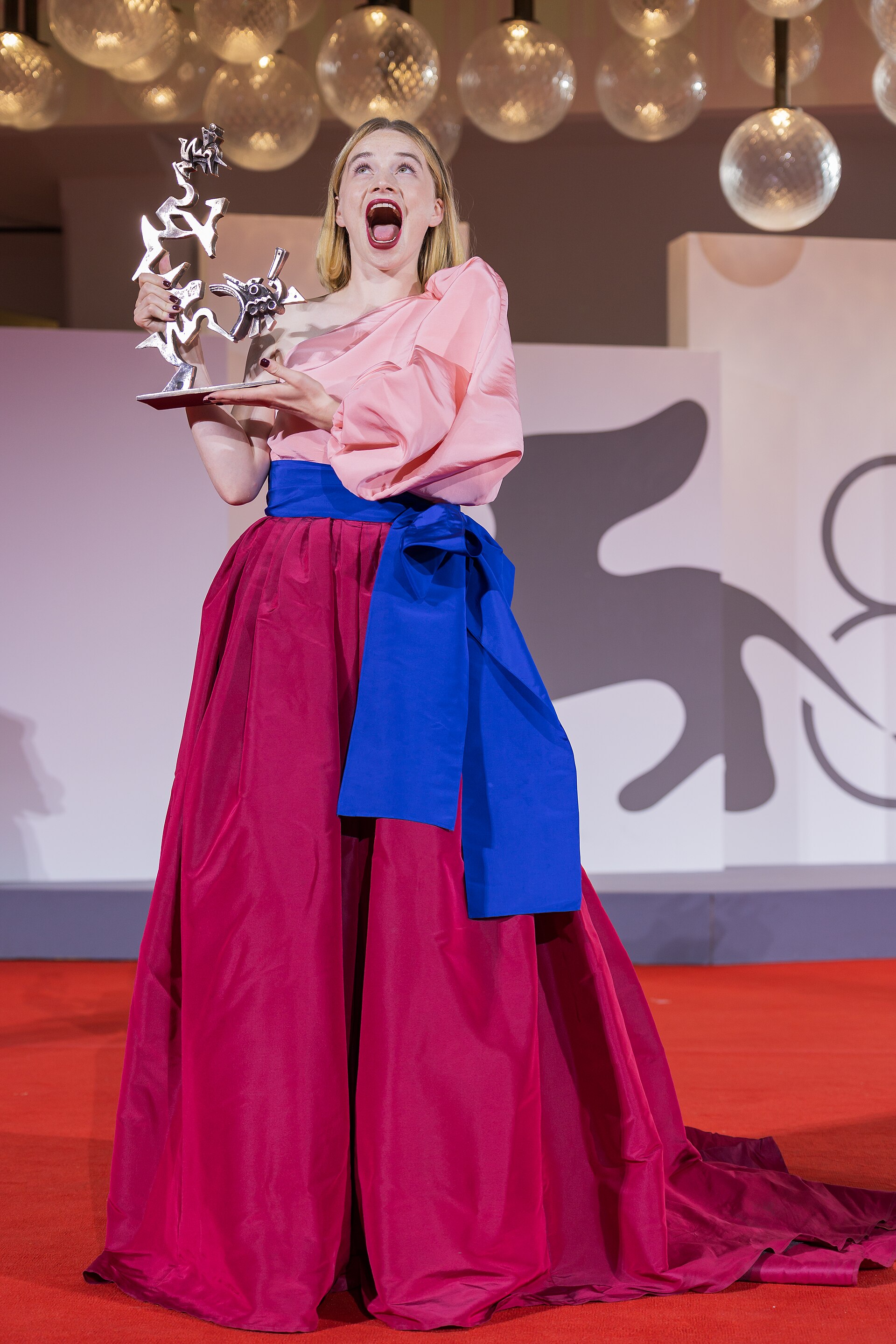 Luna Wedler, actress, at 82nd Venice International Film Festival in Venice, Italy for the film Silent Friend.
