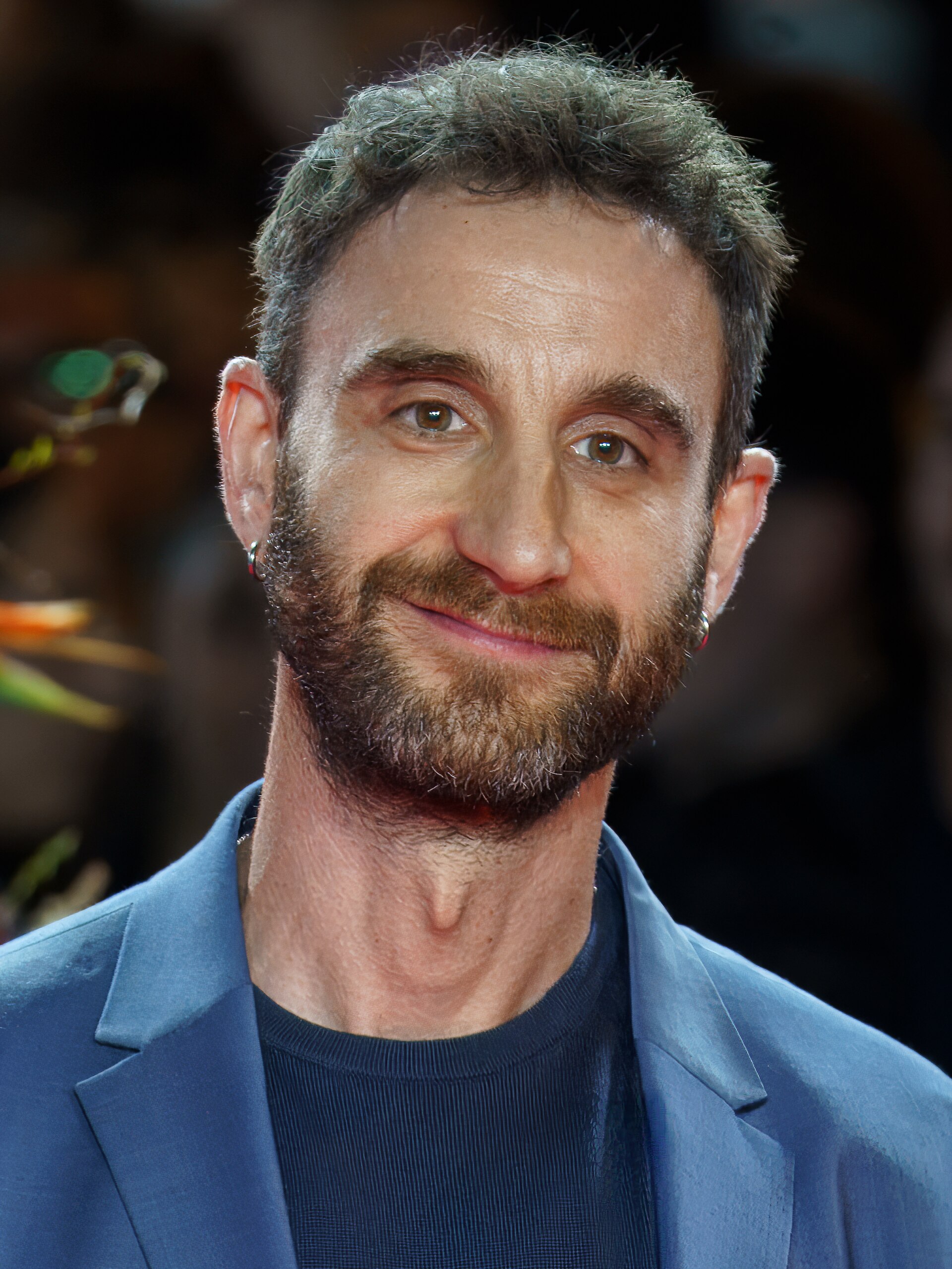 Dani Rovira at the Red Carpet of the Malaga 2025 Festival next to Cervantes Theater