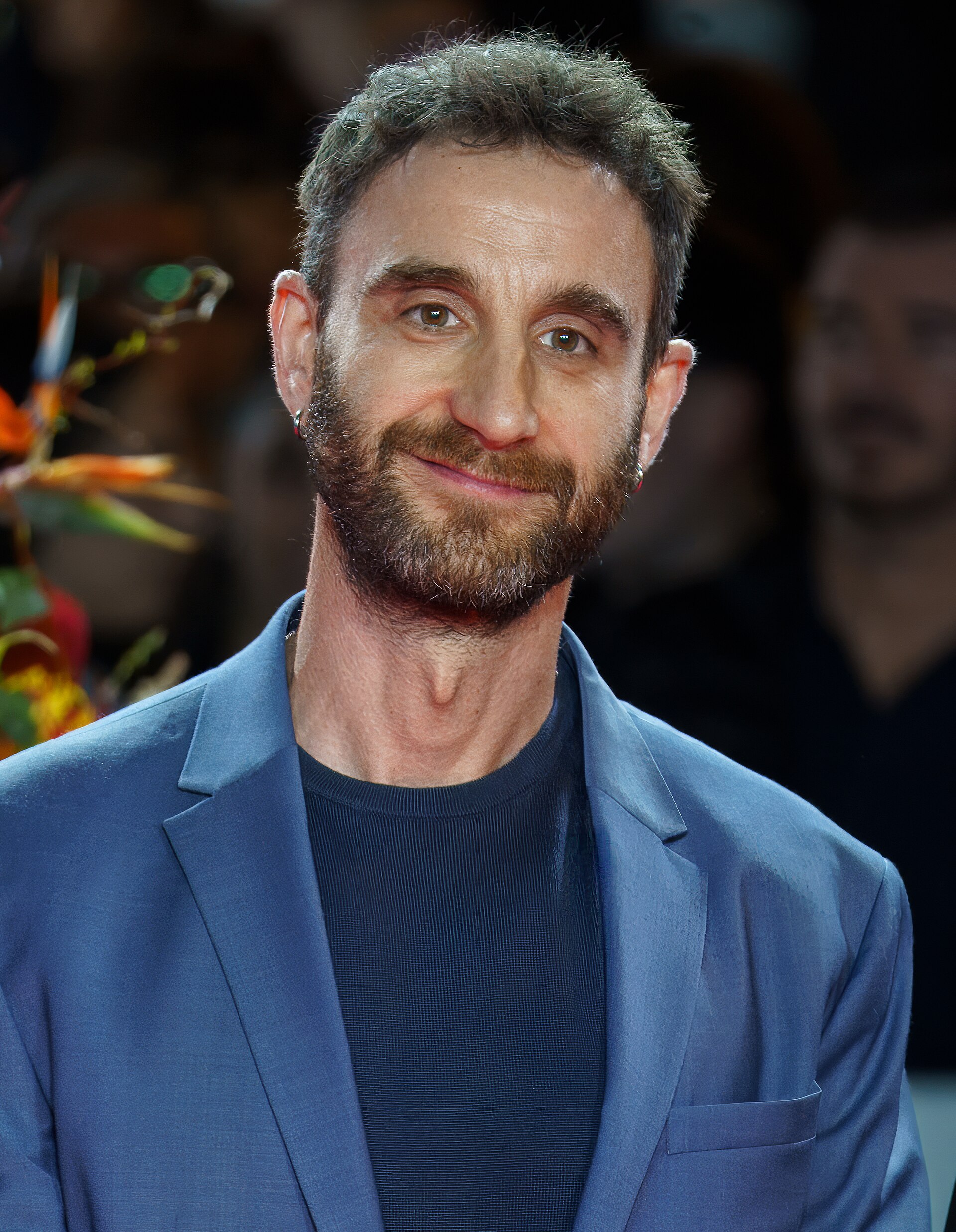 Dani Rovira at the Red Carpet of the Malaga 2025 Festival next to Cervantes Theater