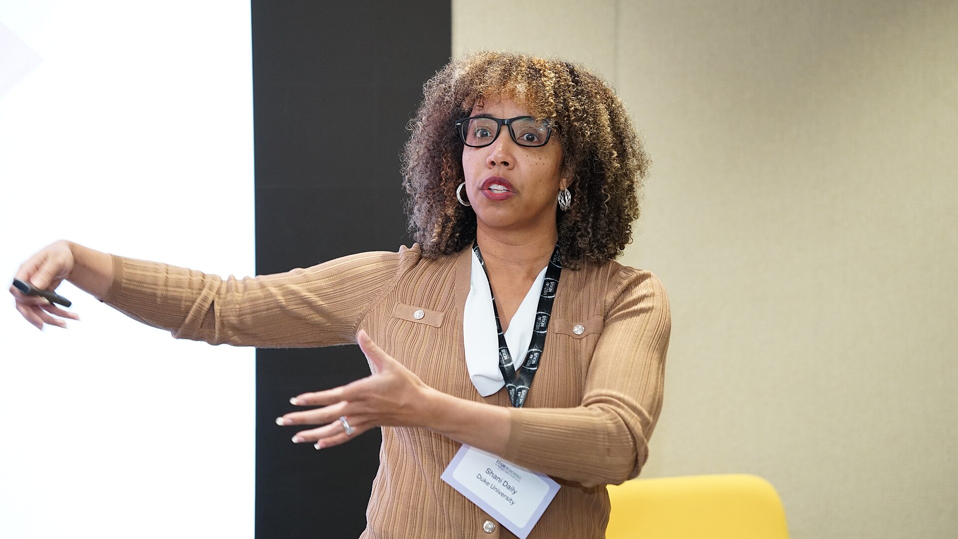 Shaundra "Shani" Daily in MBZUAI for The Abu Dhabi AI Summit – Edge & Beyond