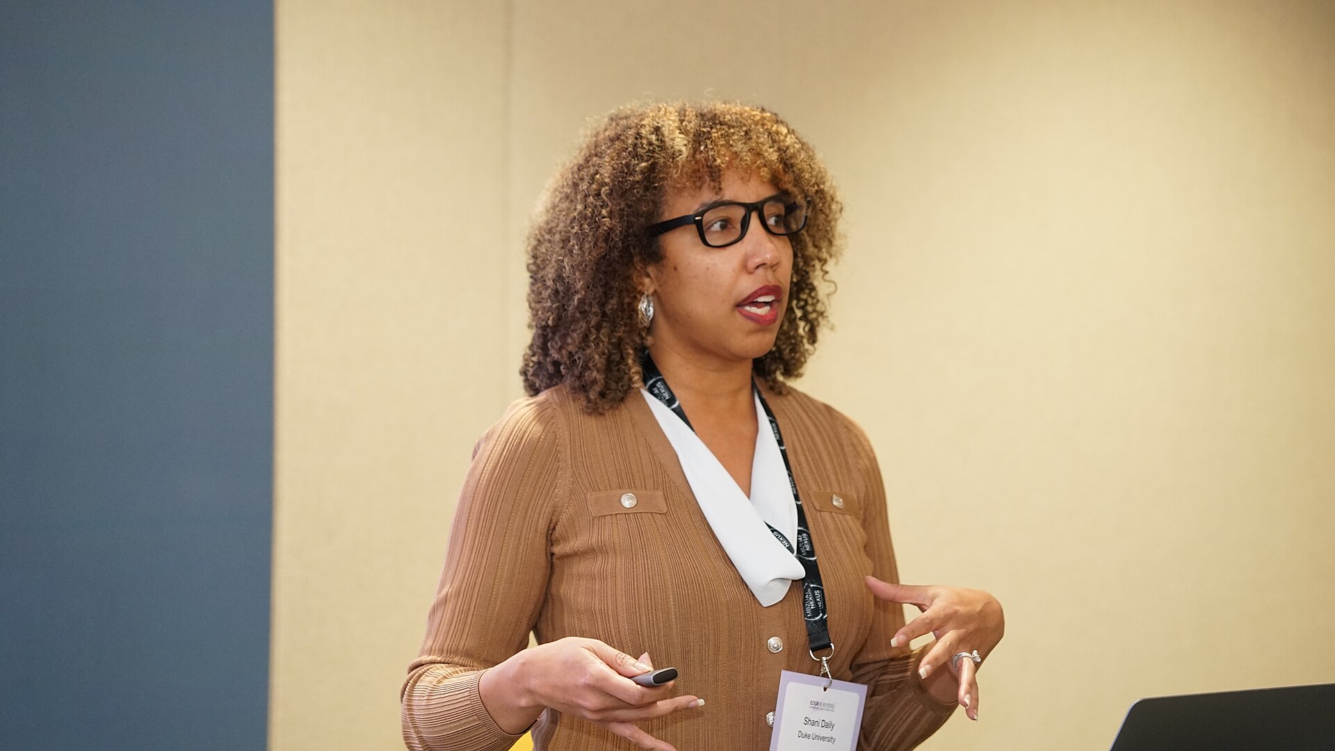 Shaundra "Shani" Daily in MBZUAI for The Abu Dhabi AI Summit – Edge & Beyond