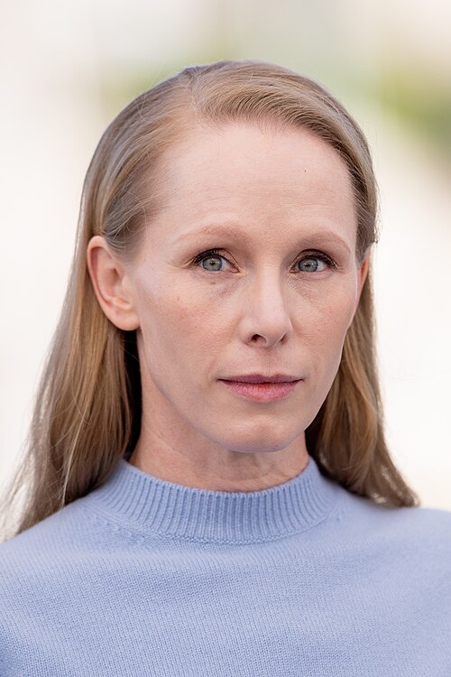 Susanne Wuest presenting the movie Sound of Falling at the 2025 Cannes Film Festival