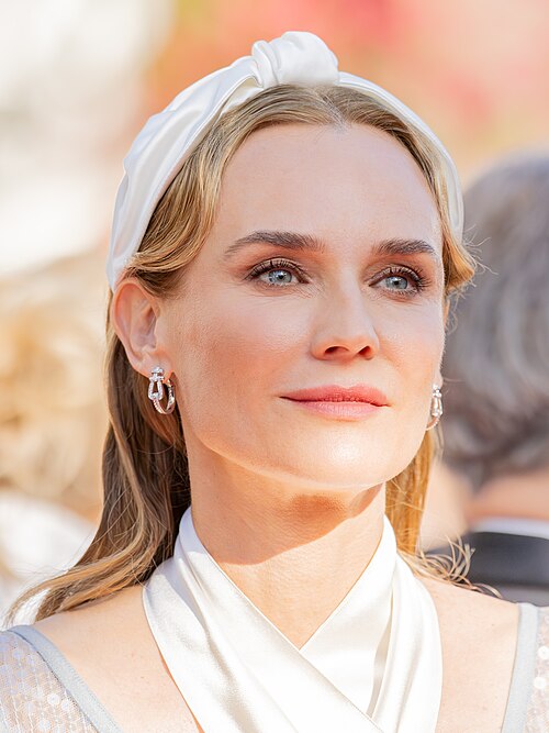Diane Kruger presenting the movie Amrum at the 2025 Cannes Film Festival