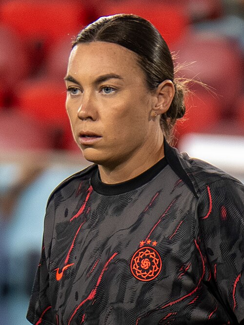 Mackenzie Arnold during Gotham FC vs Portland Thorns FC on 26 Sep 2025