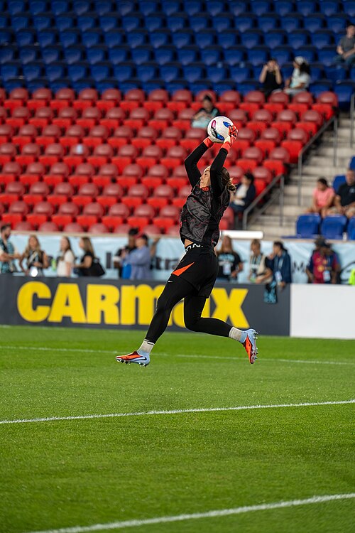 Mackenzie Arnold during Gotham FC vs Portland Thorns FC on 26 Sep 2025
