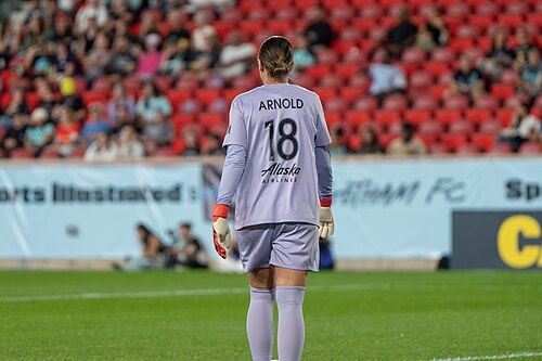 Mackenzie Arnold during Gotham FC vs Portland Thorns FC on 26 Sep 2025