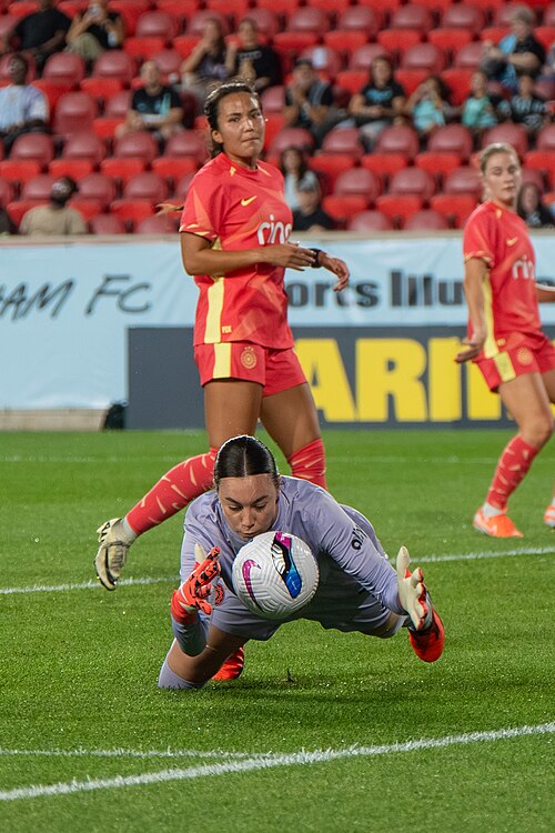 Mackenzie Arnold during Gotham FC vs Portland Thorns FC on 26 Sep 2025