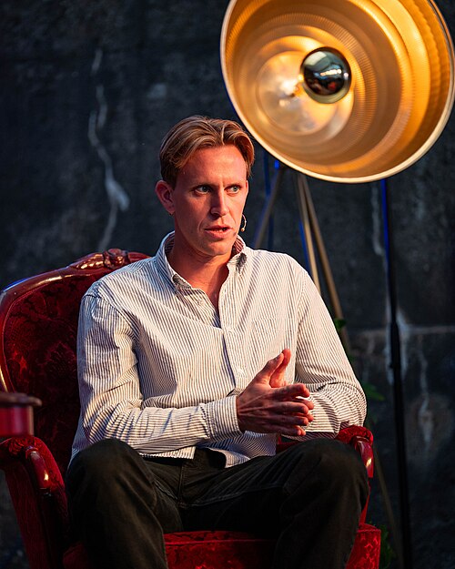 Magnus Braaten at the True Crime Festival in Arendal, Norway, 2025