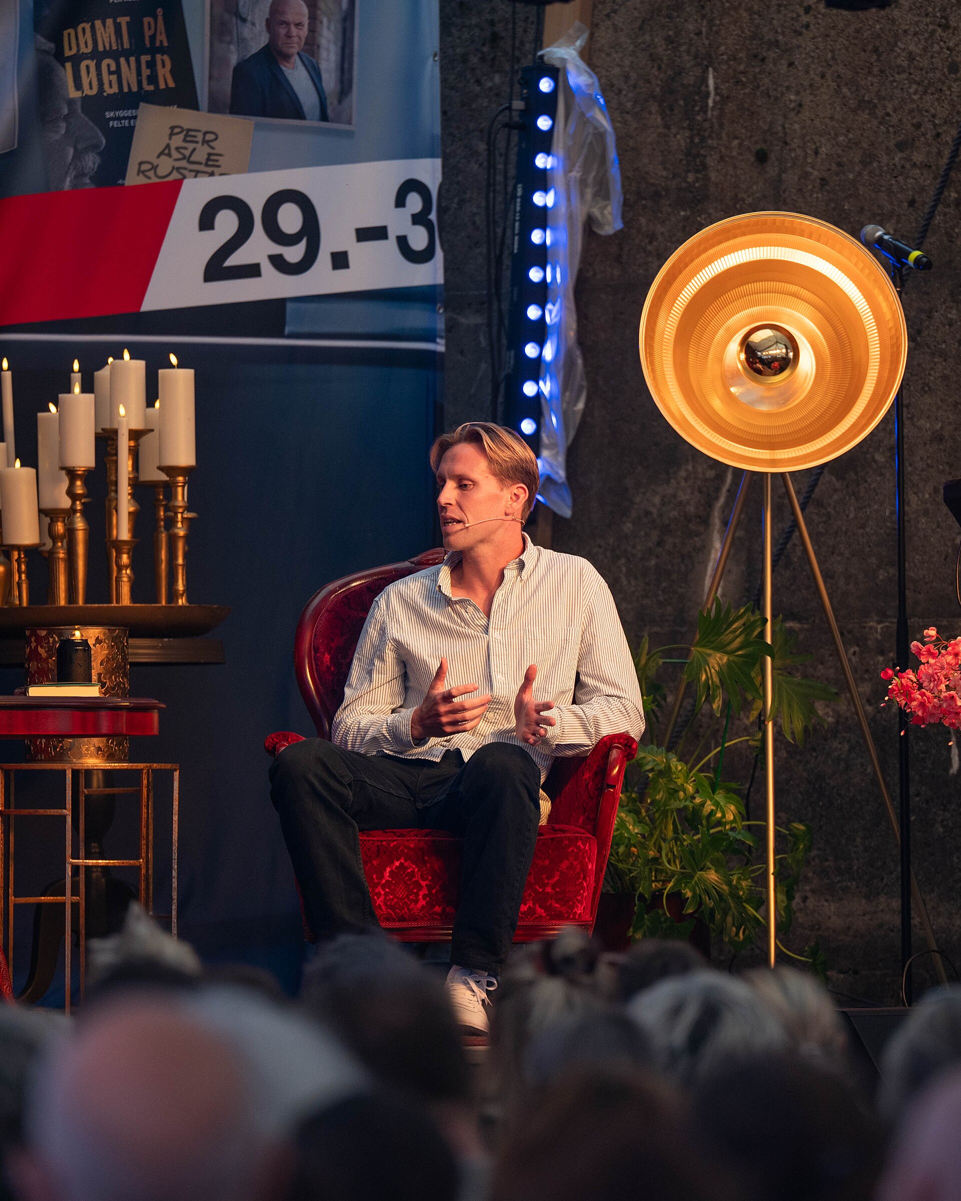 Magnus Braaten at the True Crime Festival in Arendal, Norway, 2025