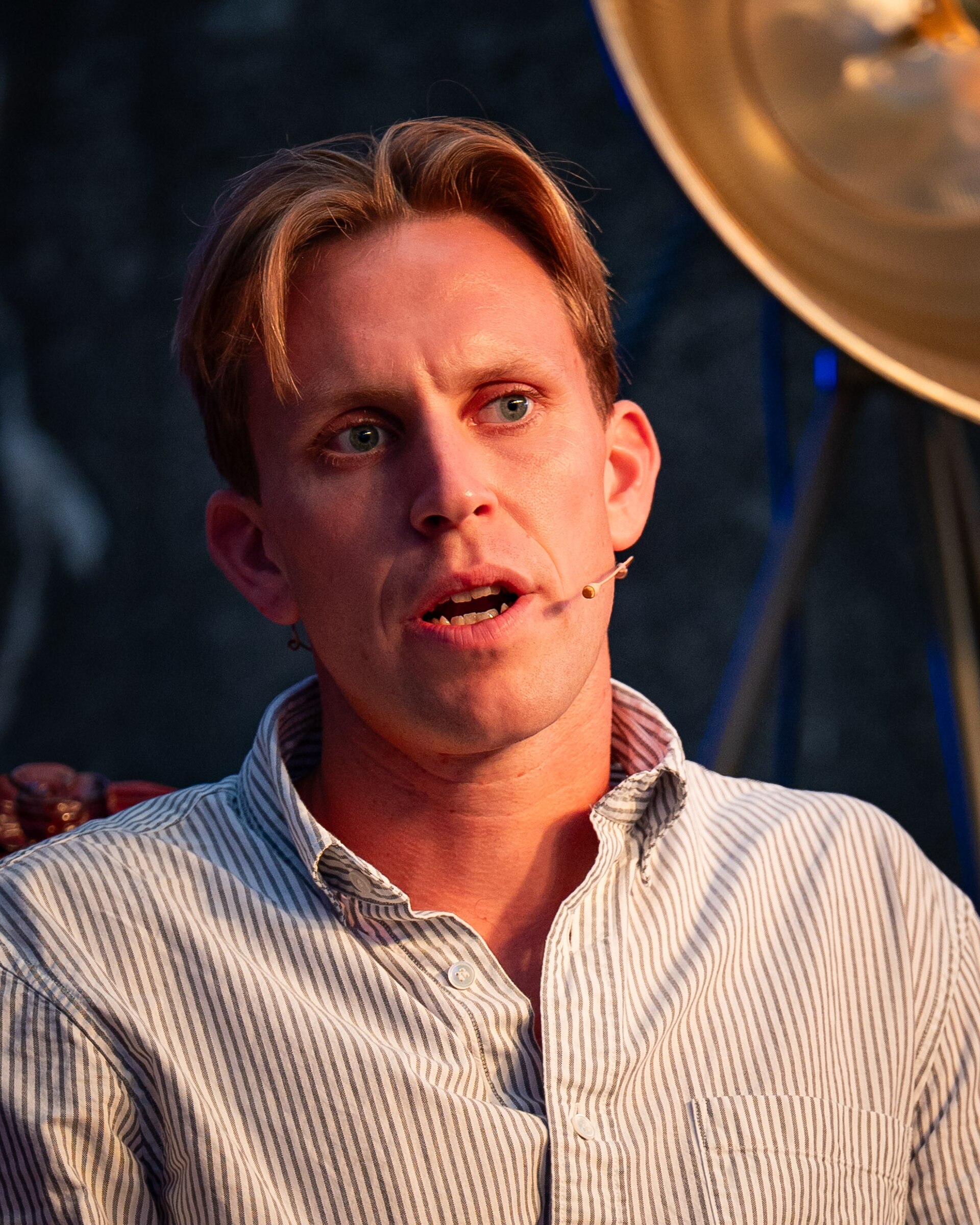 Magnus Braaten at the True Crime Festival in Arendal, Norway, 2025