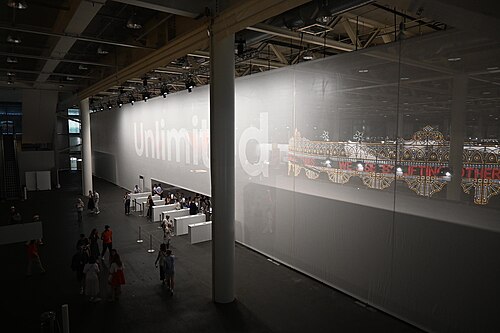 Main Entrance to Unlimited at Art Basel 2025 in Basel, Switzerland in June 2025