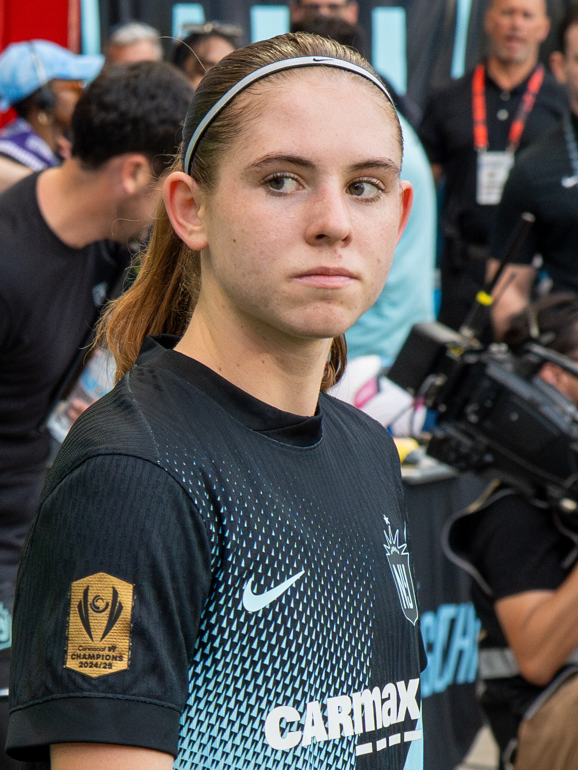 Mak Whitham during Gotham FC vs Bay FC on 6.21.25