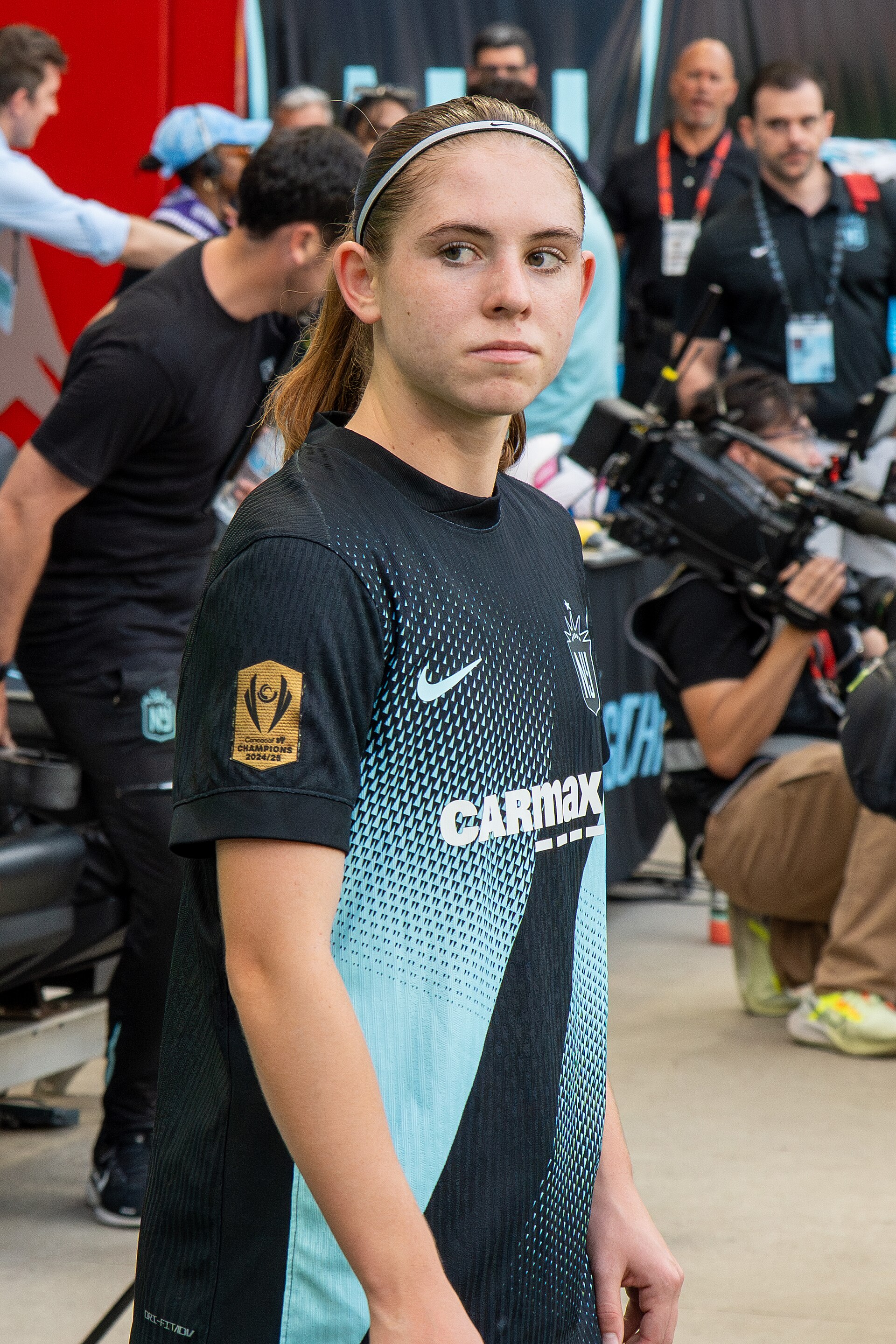 Mak Whitham during Gotham FC vs Bay FC on 6.21.25