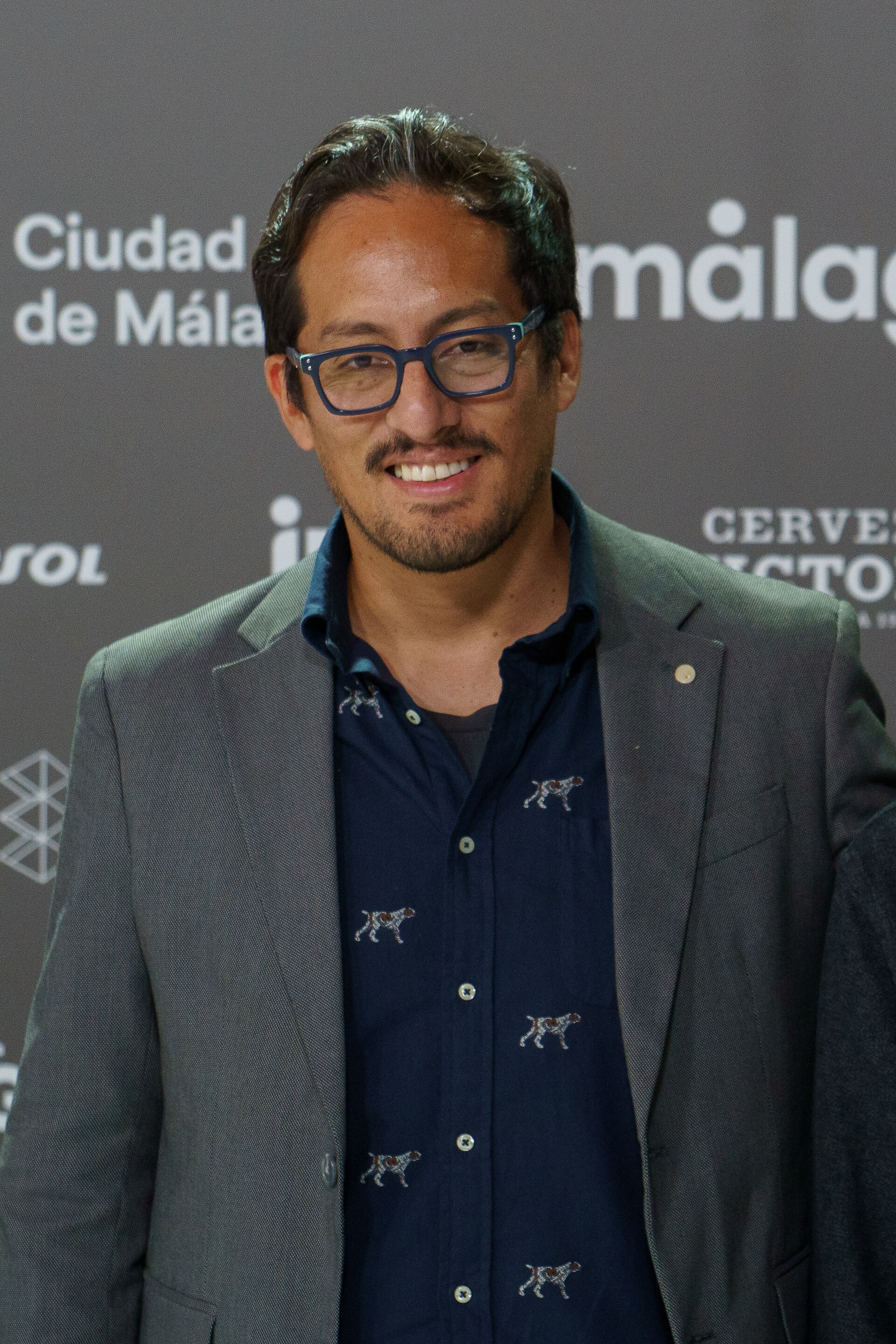 Álvaro Manzano at the Red Carpet of the Malaga 2025 Festival at Malaga City Council