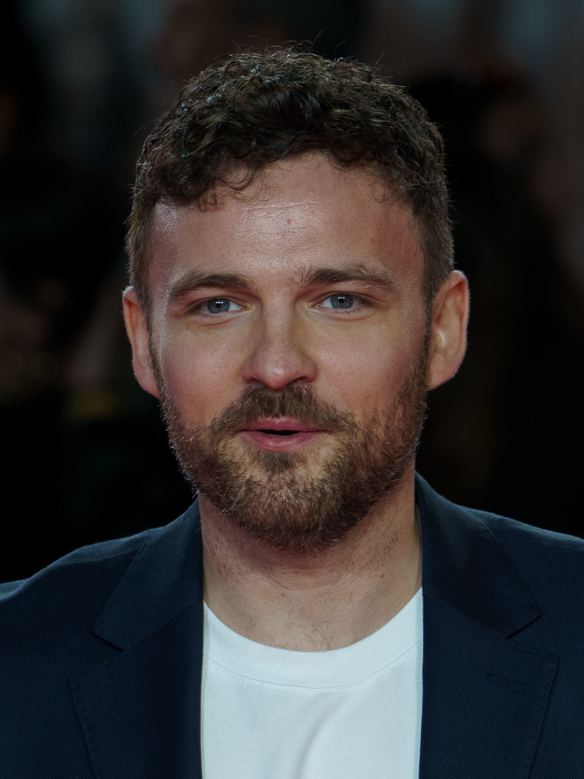 Adam Jezierski at the Red Carpet of the Malaga 2025 Festival next to Cervantes Theater