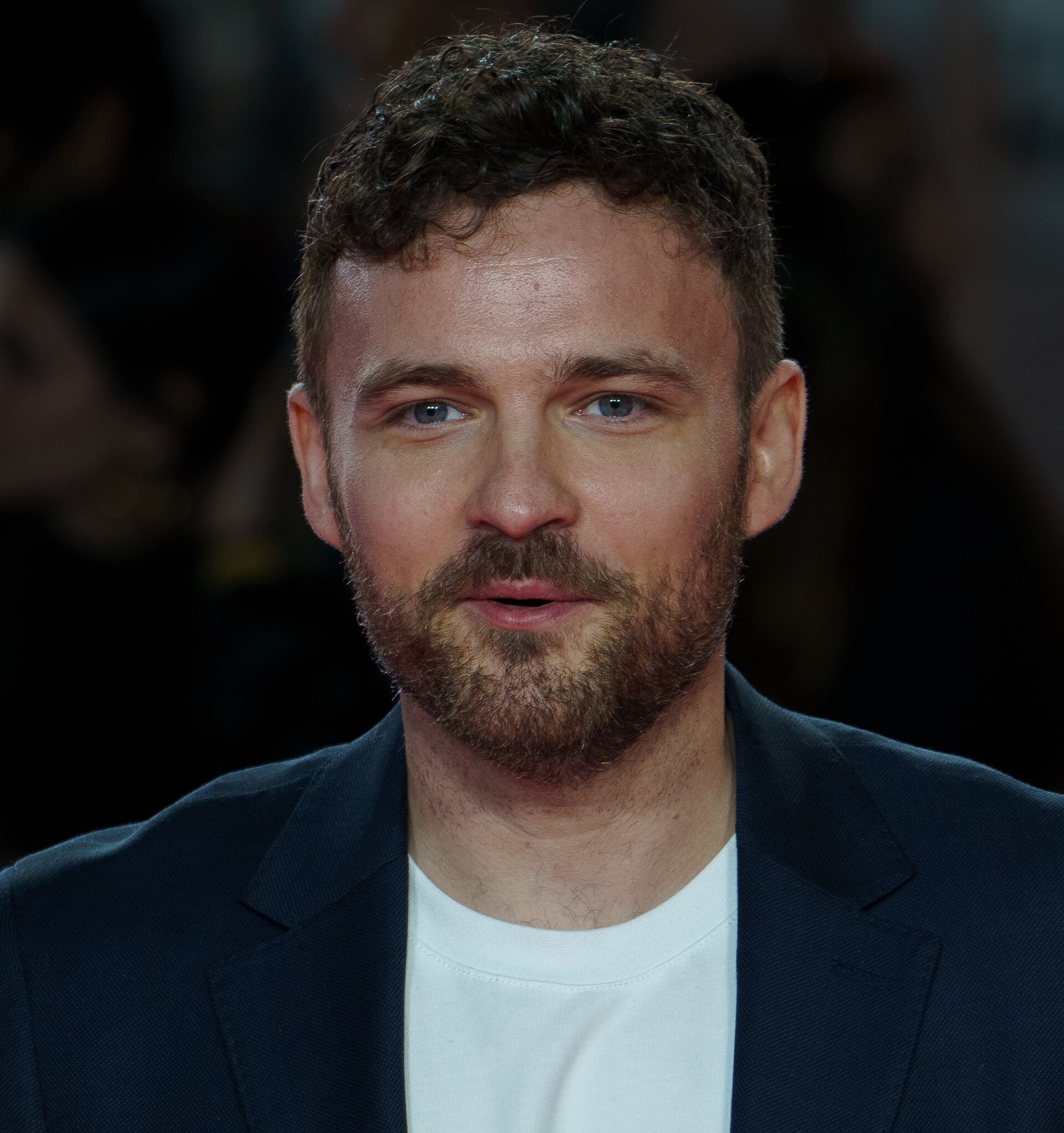 Adam Jezierski at the Red Carpet of the Malaga 2025 Festival next to Cervantes Theater