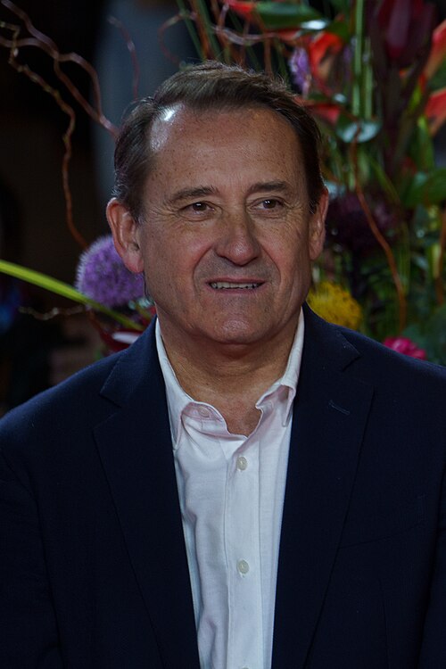 Adolfo Blanco at the Red Carpet of the Malaga 2025 Festival next to Cervantes Theater