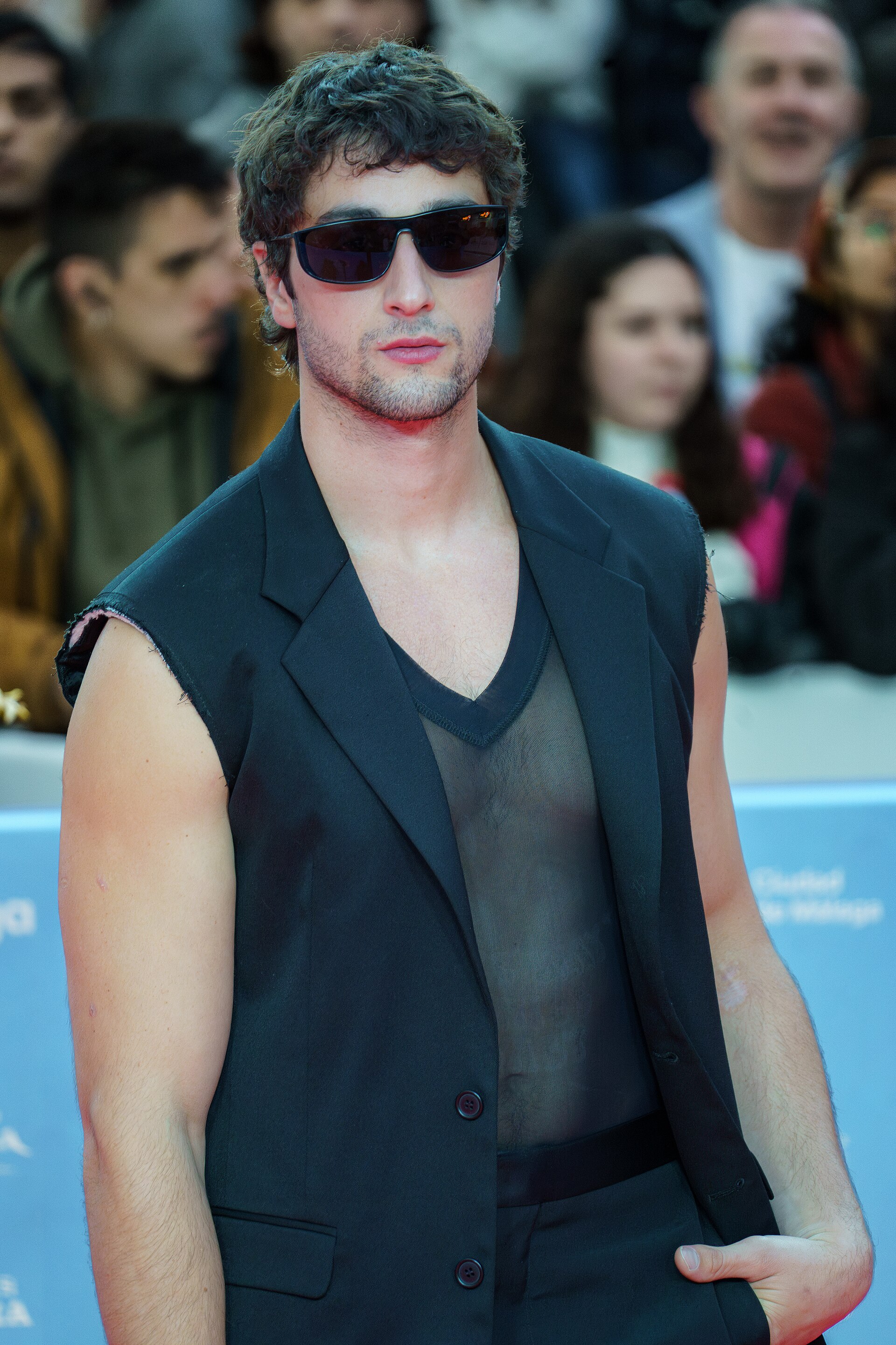 Agustín Della Corte  at the Red Carpet during the Malaga 2025 Festival