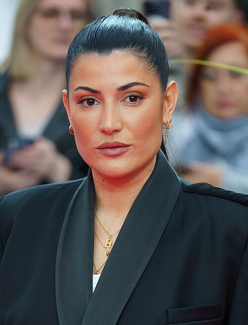 Alba Paul at the Red Carpet of the Malaga 2025 Festival next to Cervantes Theater