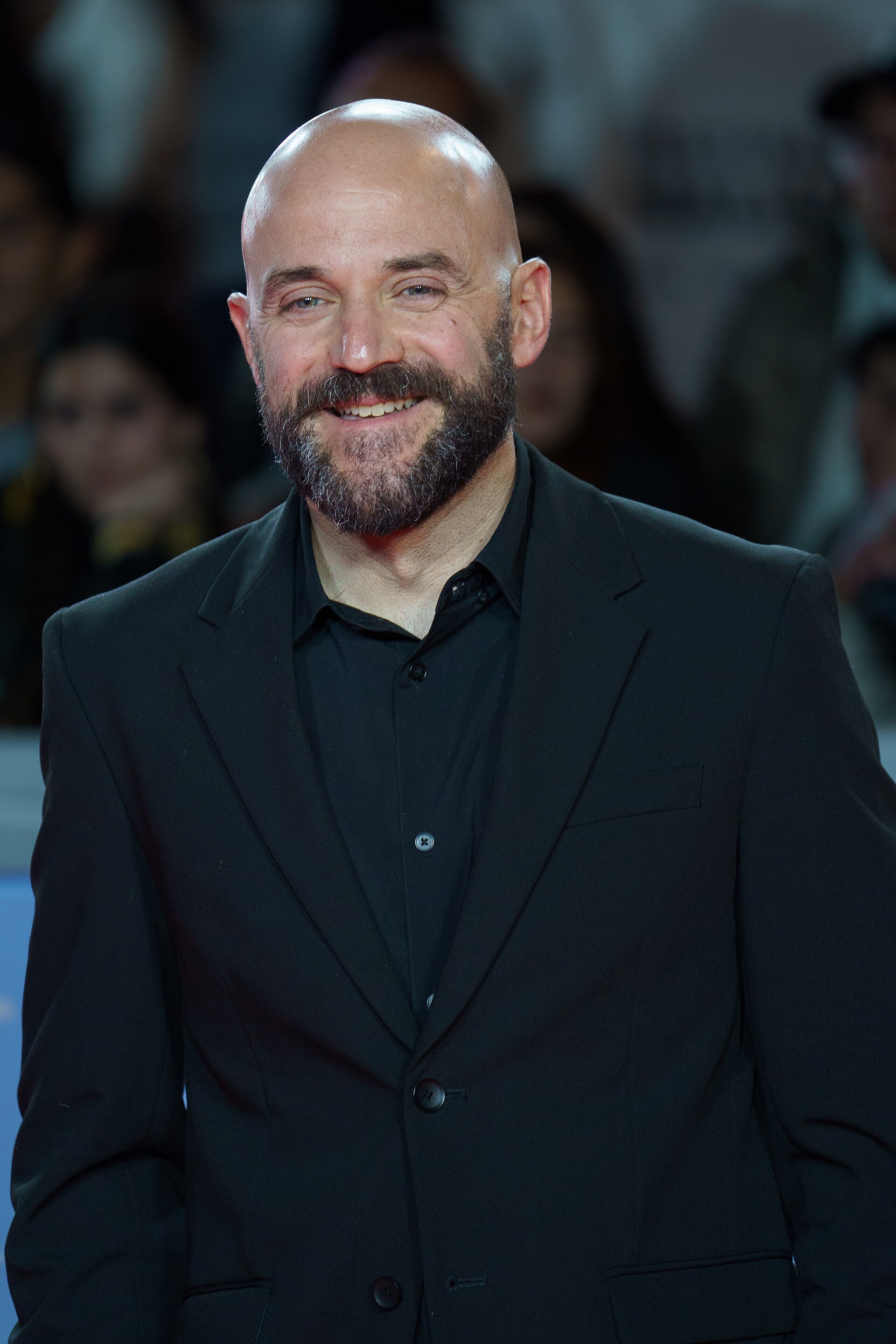 Alberto Utrera at the Red Carpet of the Malaga 2025 Festival next to Cervantes Theater