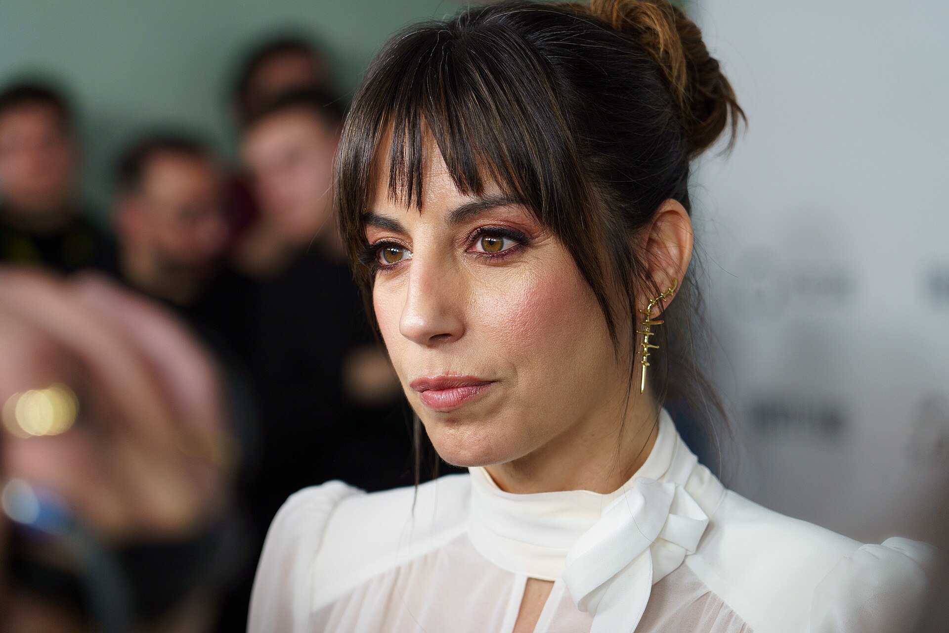 Almudena Cid at the Vanity Fair pary during the Malaga 2025 Festival