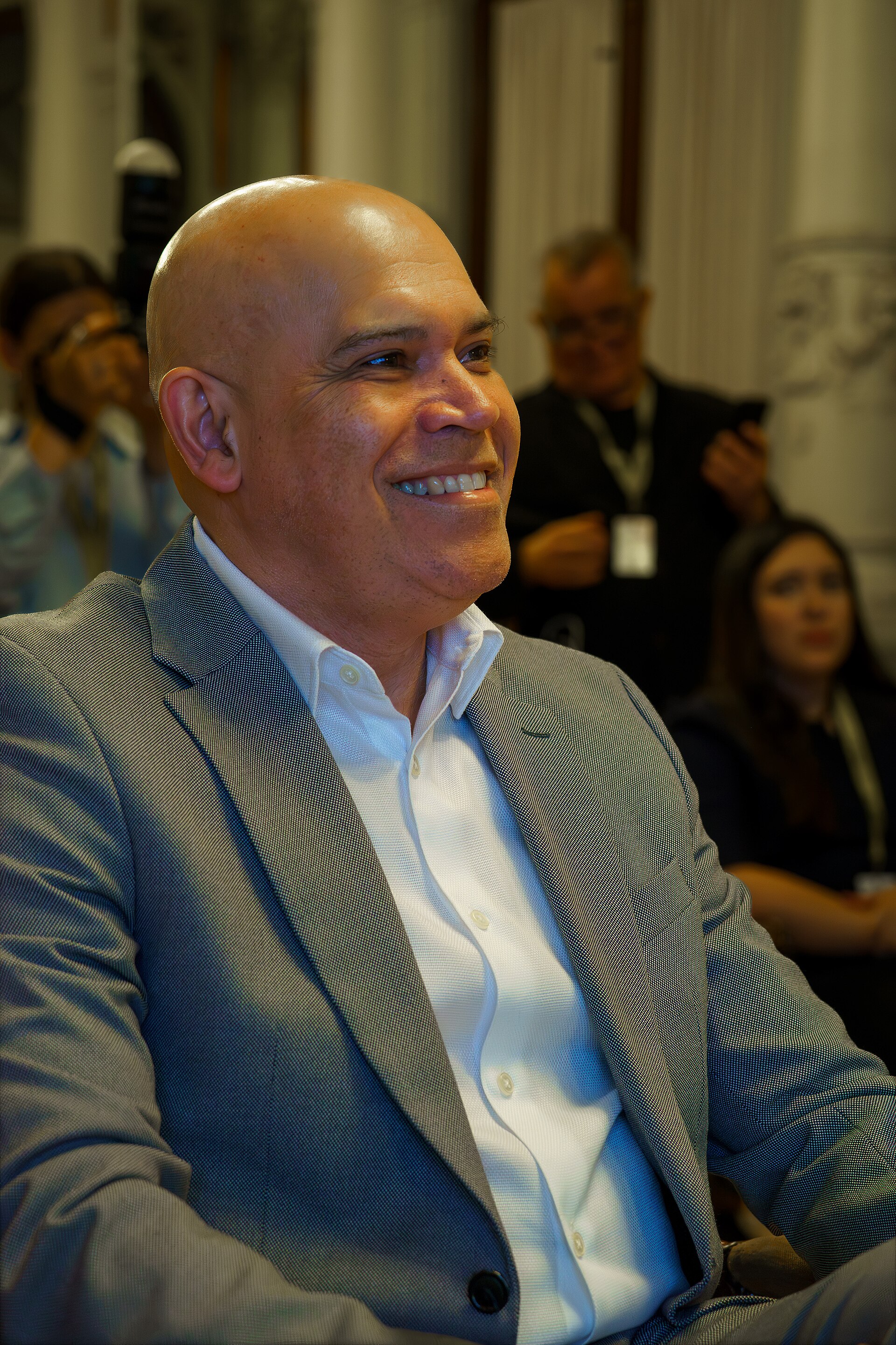 Amaury Sánchez of the Malaga 2025 Festival represemting Dominican Republic as Deputy Minister of Culture