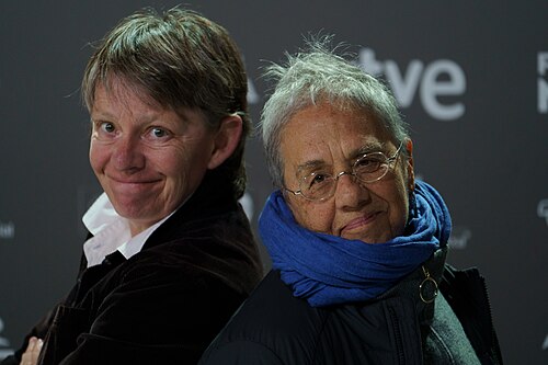 Bénédicte Liénard  and Mary Jiménez at the Red Carpet of the Malaga 2025 Festival at Malaga City Council