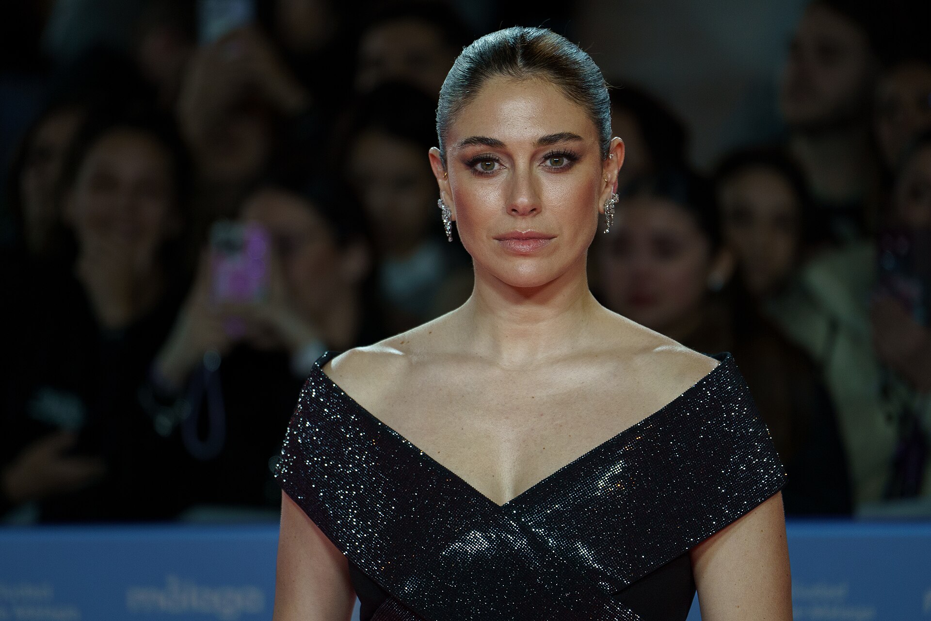 Blanca Suárezi at the Red Carpet of the Malaga 2025 Festival next to Cervantes Theater