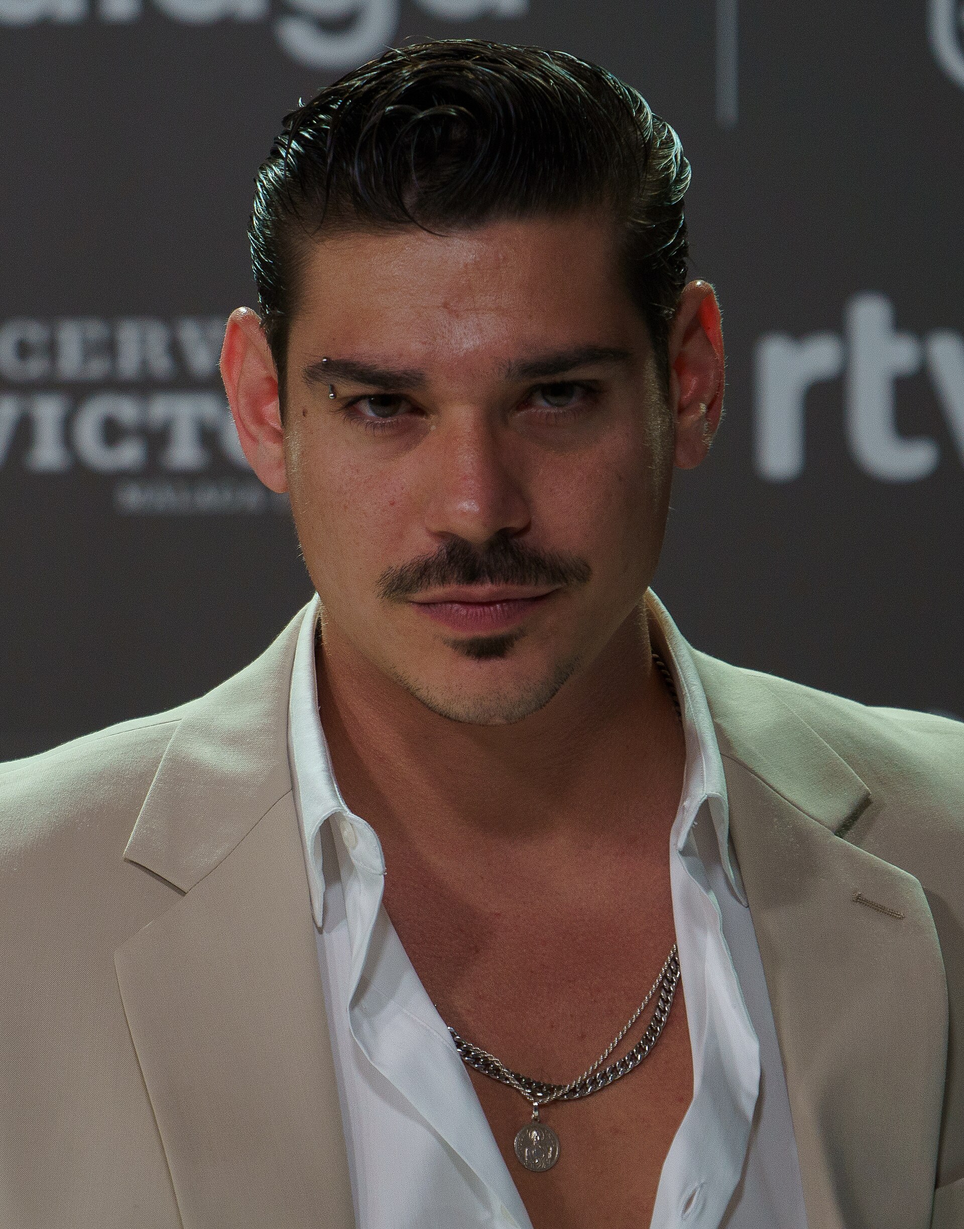 César Vicente at the Red Carpet of the Malaga 2025 Festival at Malaga City Council