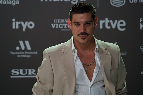 César Vicente at the Red Carpet of the Malaga 2025 Festival at Malaga City Council