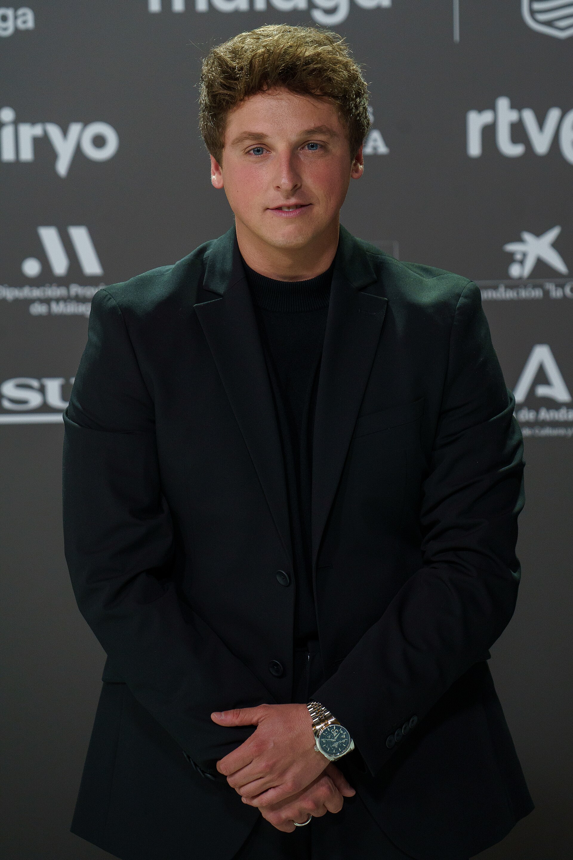 Carlos Scholz at the Red Carpet of the Malaga 2025 Festival at Malaga City Council