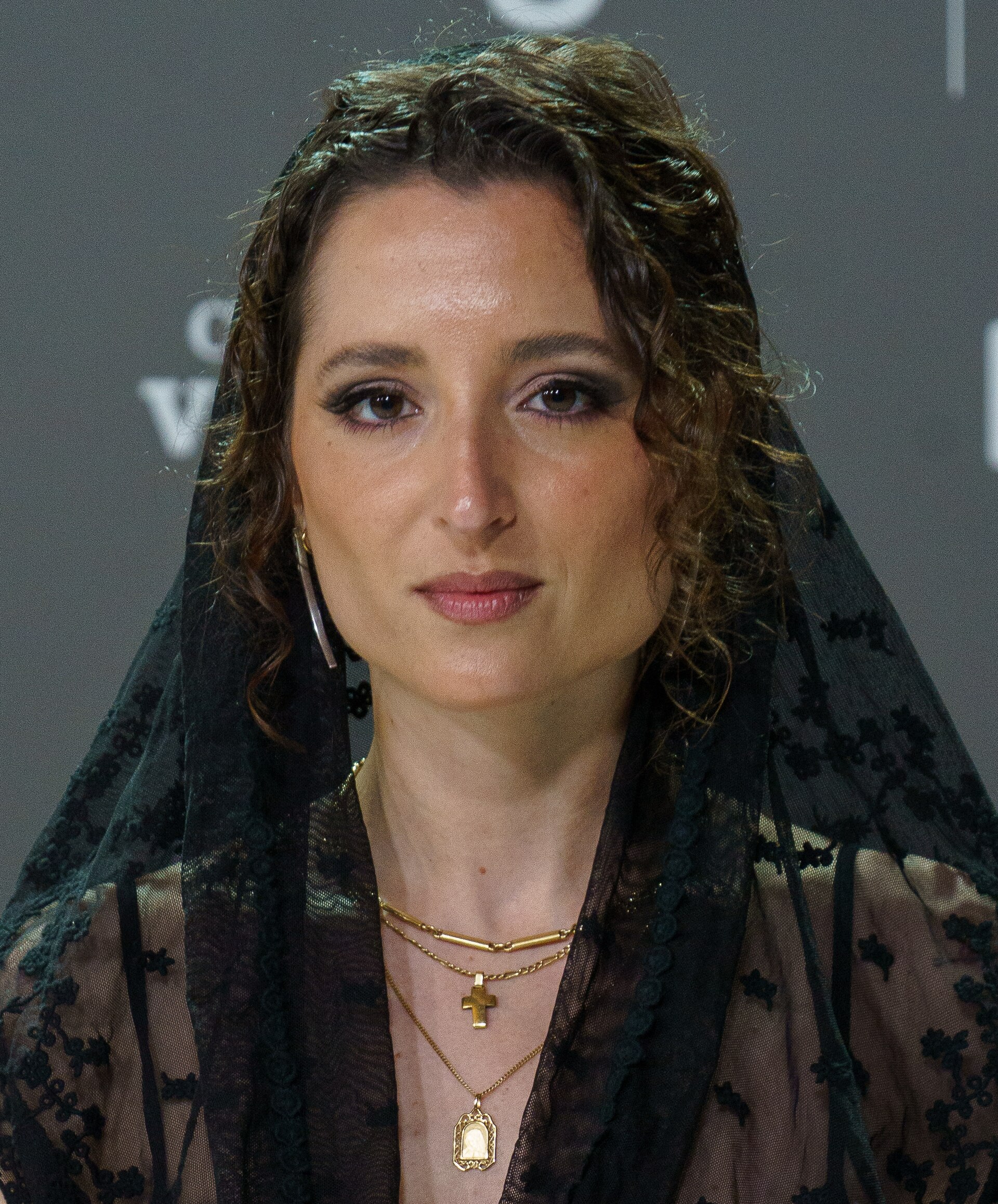 Celina Biurrun at the Red Carpet of the Malaga 2025 Festival at Malaga City Council