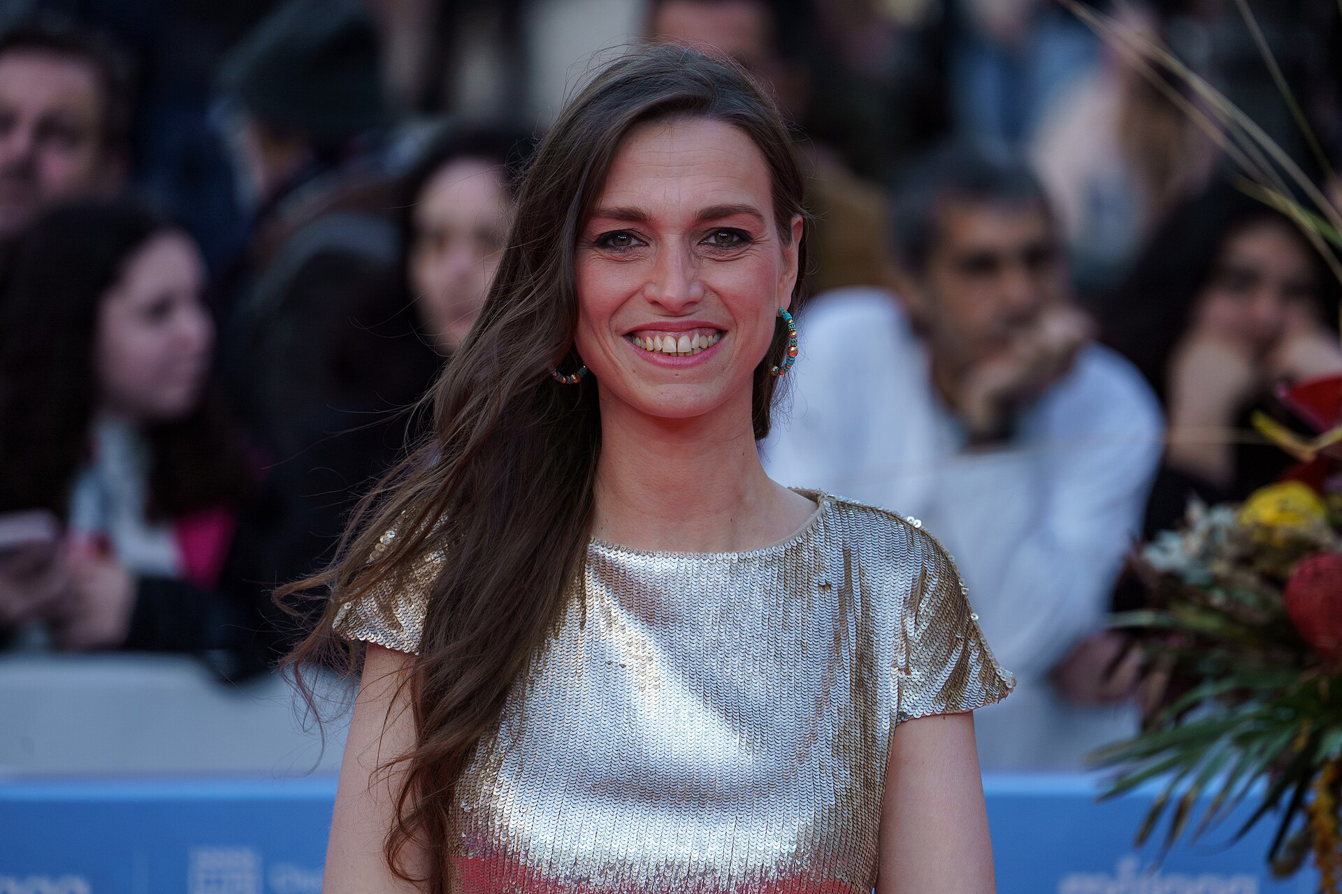 Clara Mendez-Leite at the Red Carpet during the Malaga 2025 Festival