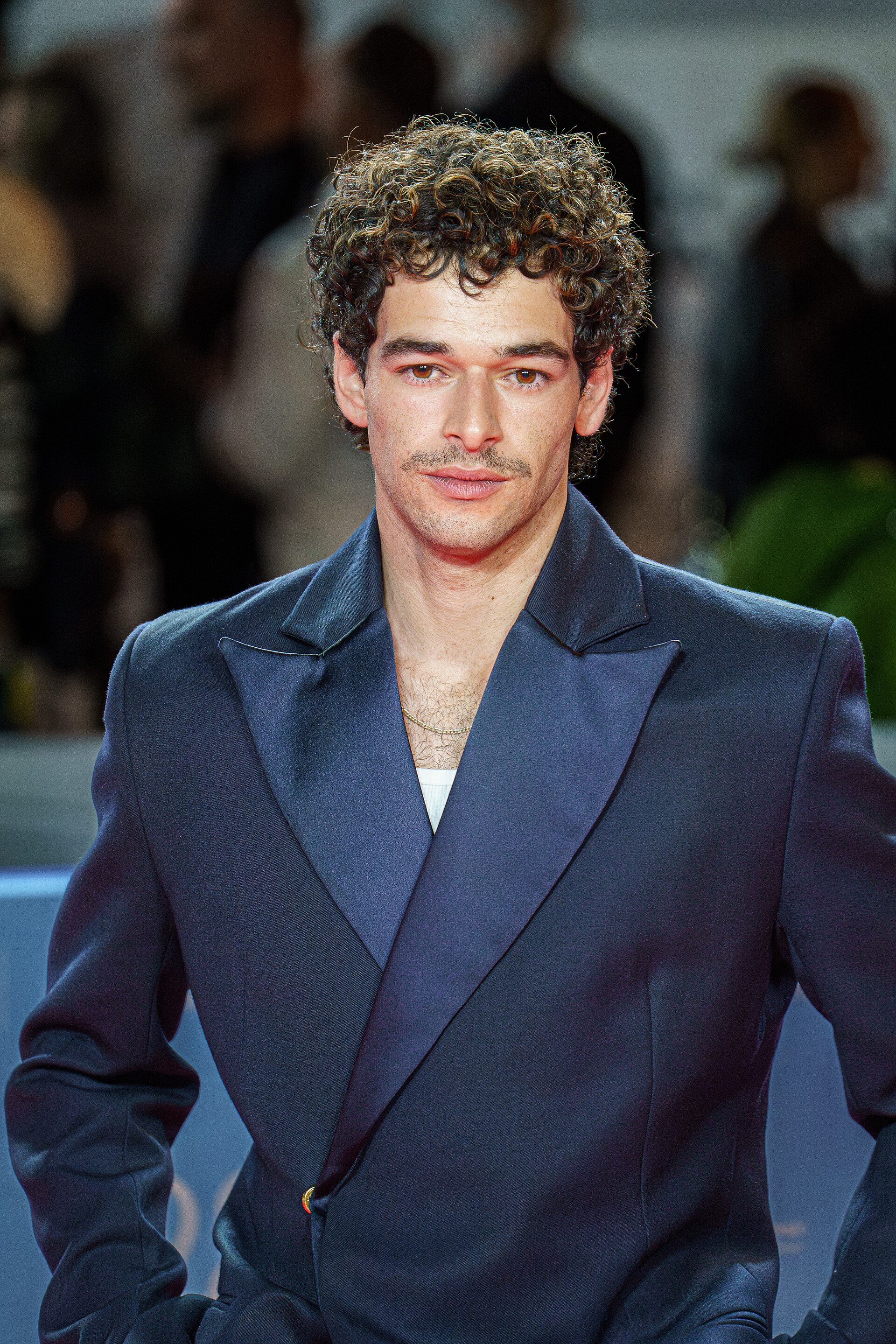 Claudio Portalo at the Red Carpet of the Malaga 2025 Festival next to Cervantes Theater
m