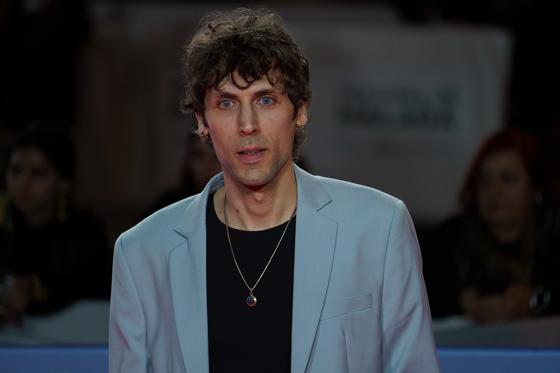 Cristalino at the Red Carpet of the Malaga 2025 Festival next to Cervantes Theater