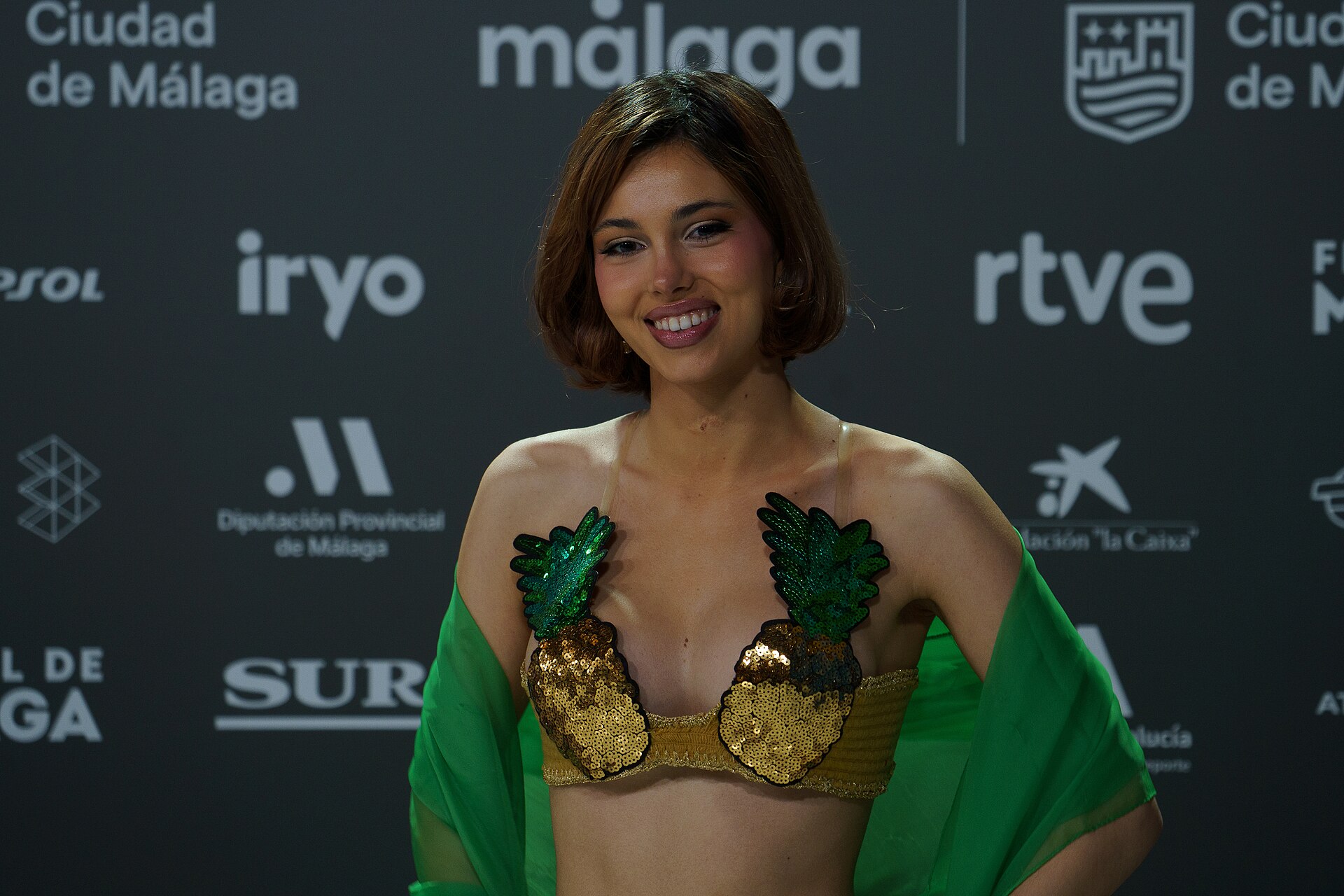 Cristina Kovani at the Red Carpet of the Malaga 2025 Festival at Malaga City Council