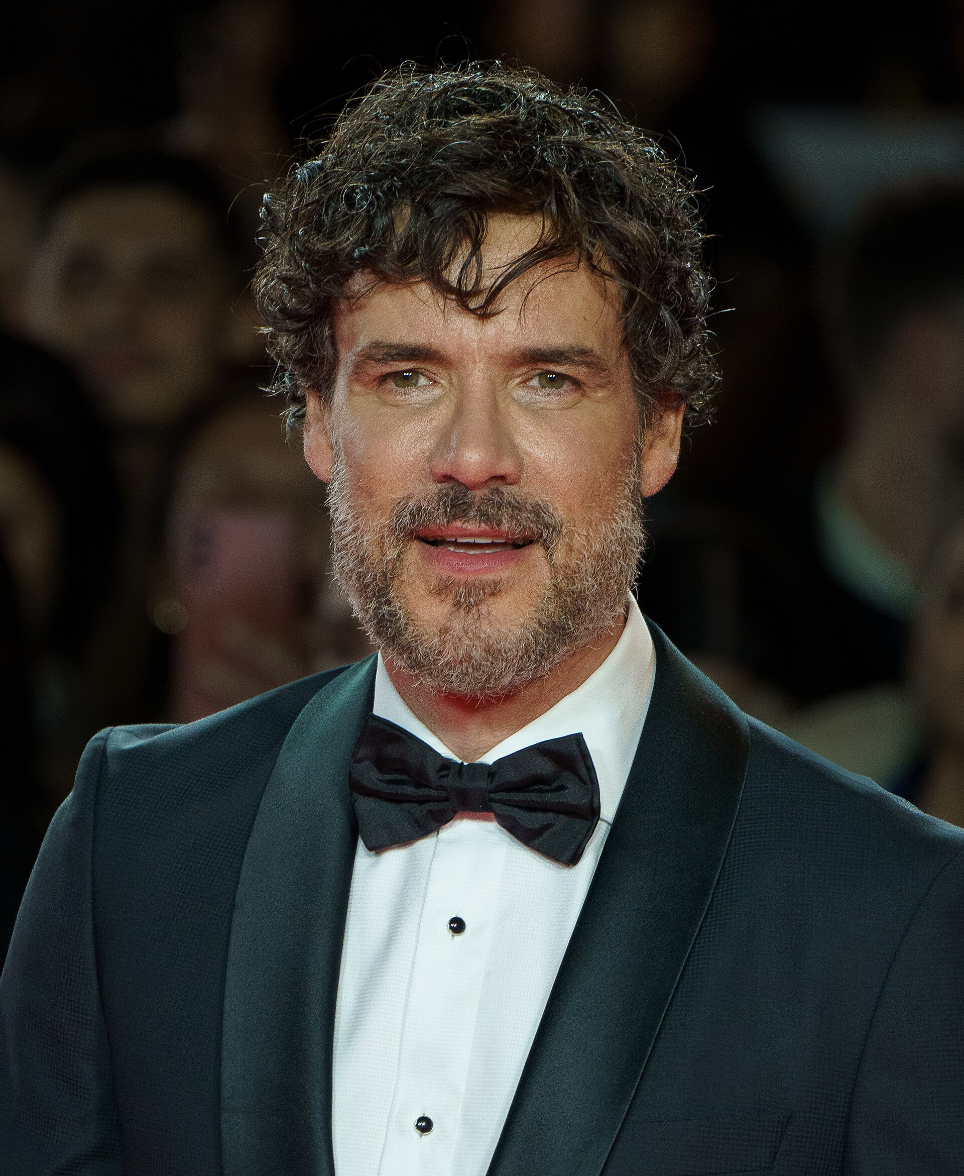 Daniel Grao at the Red Carpet of the Malaga 2025 Festival next to Cervantes Theater