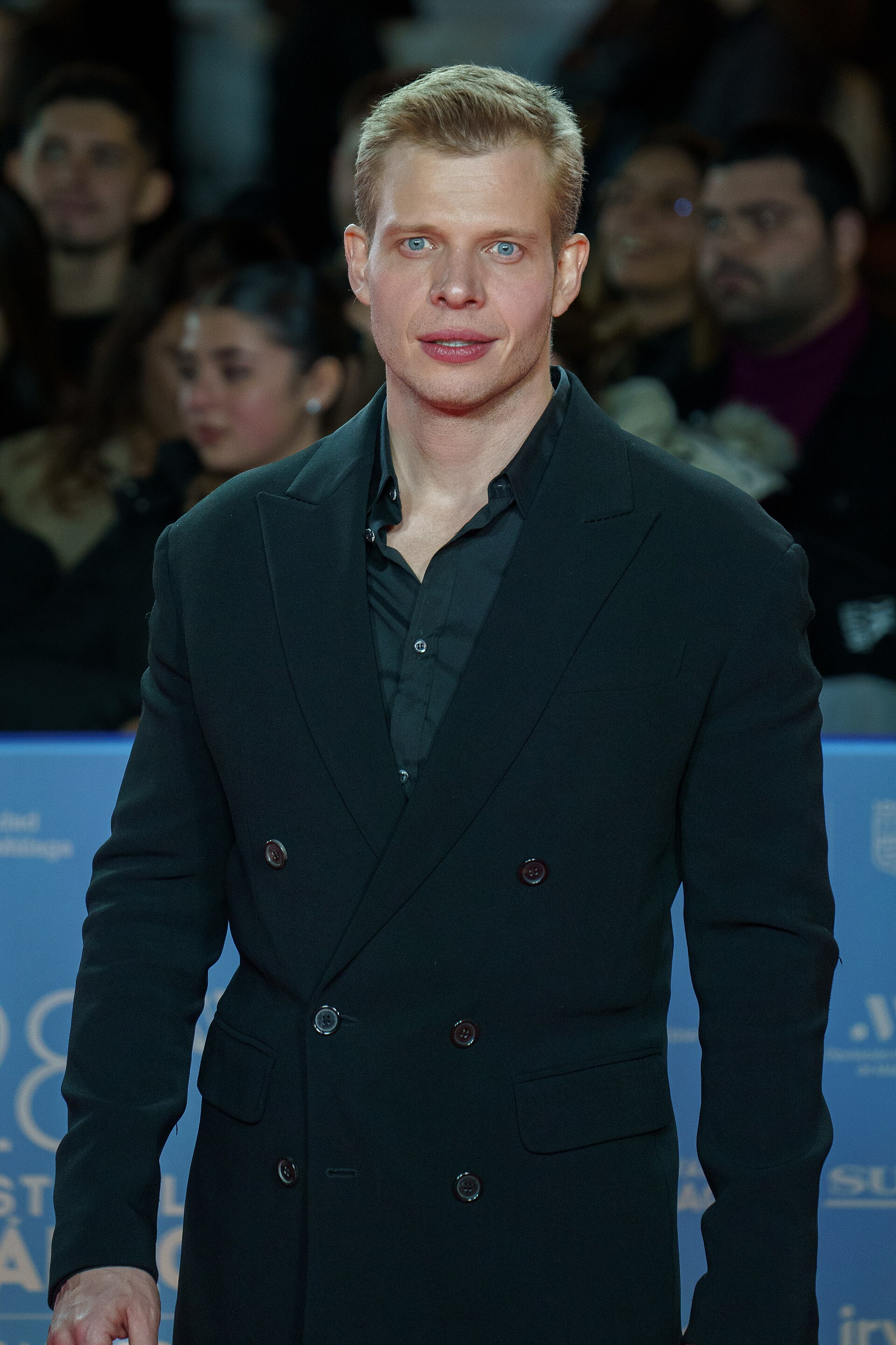 Daniel Horvath at the Red Carpet of the Malaga 2025 Festival next to Cervantes Theater