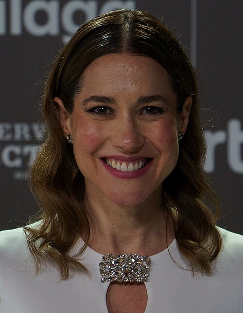 Elena Martínez at the Red Carpet of the Malaga 2025 Festival at Malaga City Council