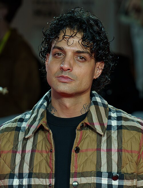 Elio Toffana at the Red Carpet of the Malaga 2025 Festival next to Cervantes Theater