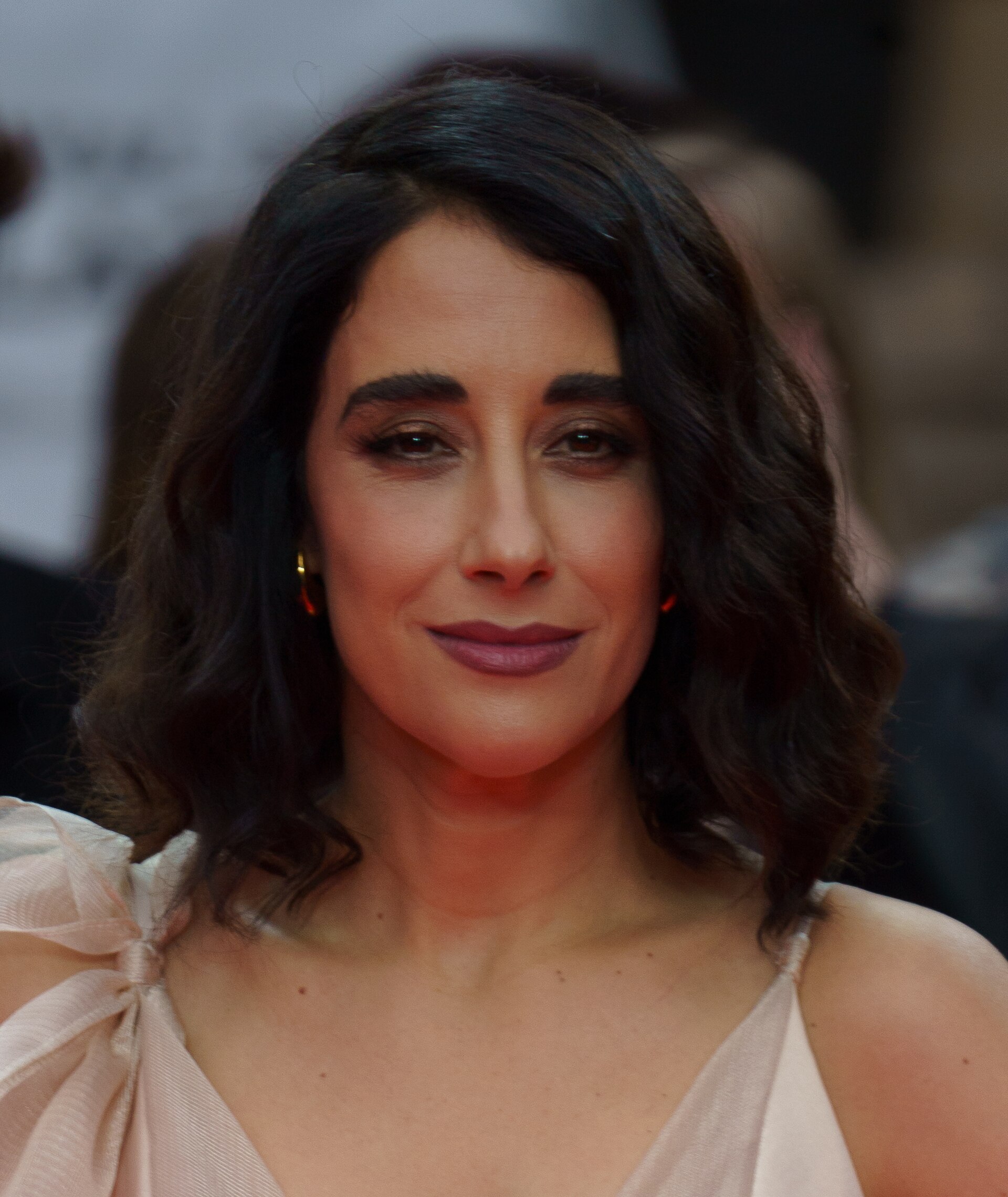 Elisa Zulueta at the Red Carpet of the Malaga 2025 Festival next to Cervantes Theater