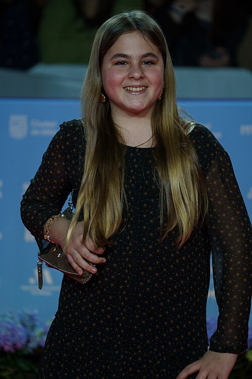 Elorri Arrizabalaga at the Red Carpet of the Malaga 2025 Festival next to Cervantes Theater