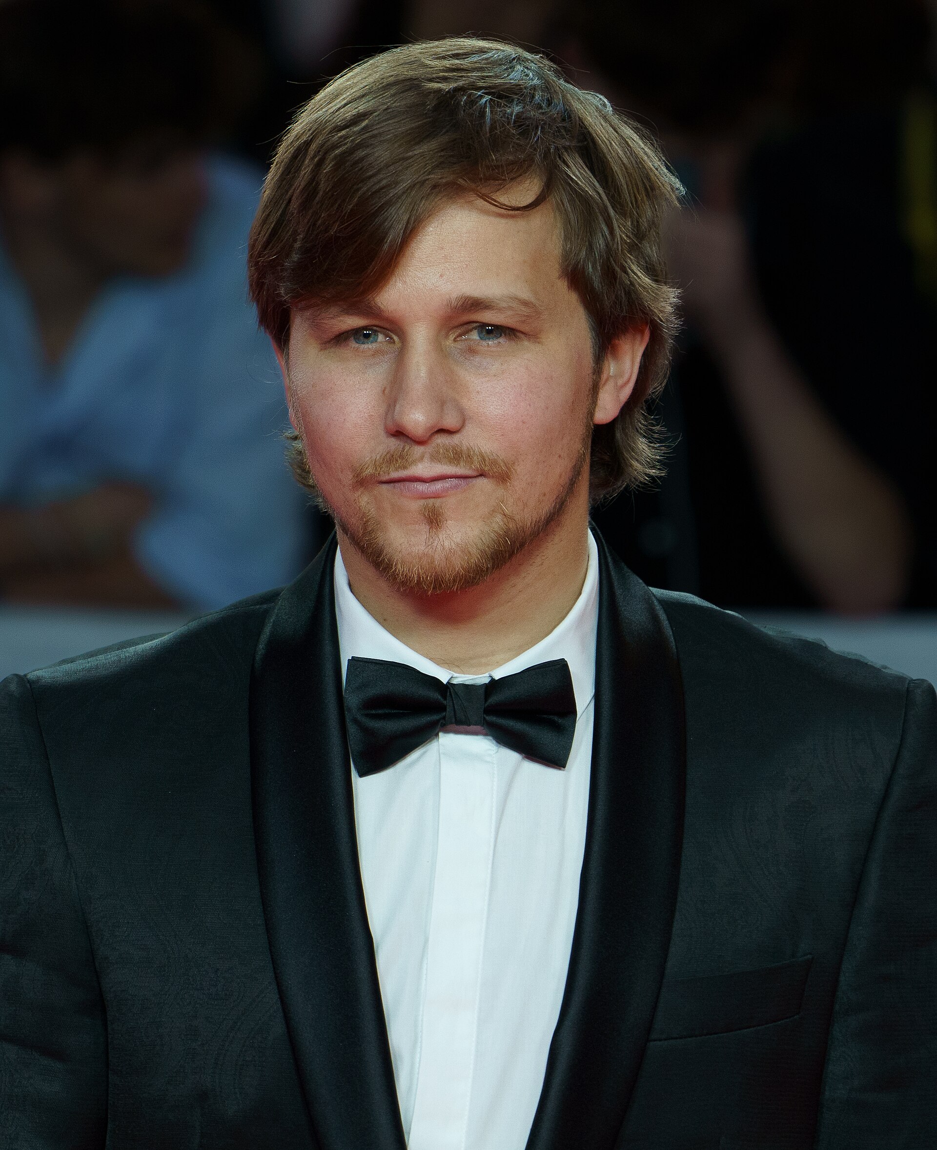 Emilio Palacios at the Red Carpet of the Malaga 2025 Festival next to Cervantes Theater