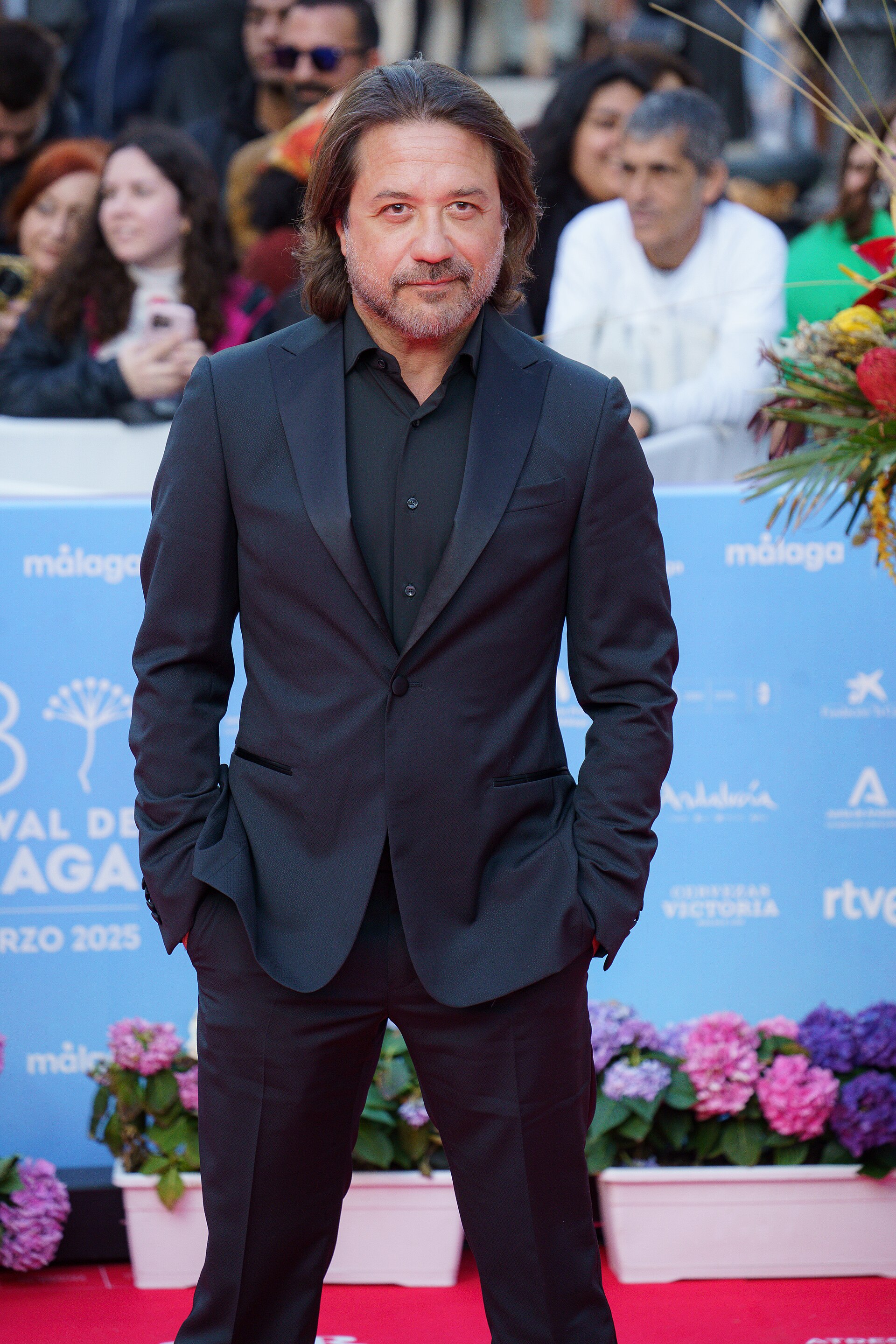 Enrique Arce at the Red Carpet during the Malaga 2025 Festival