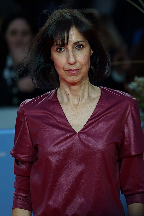 Eva Libertad at the Red Carpet of the Malaga 2025 Festival next to Cervantes Theater