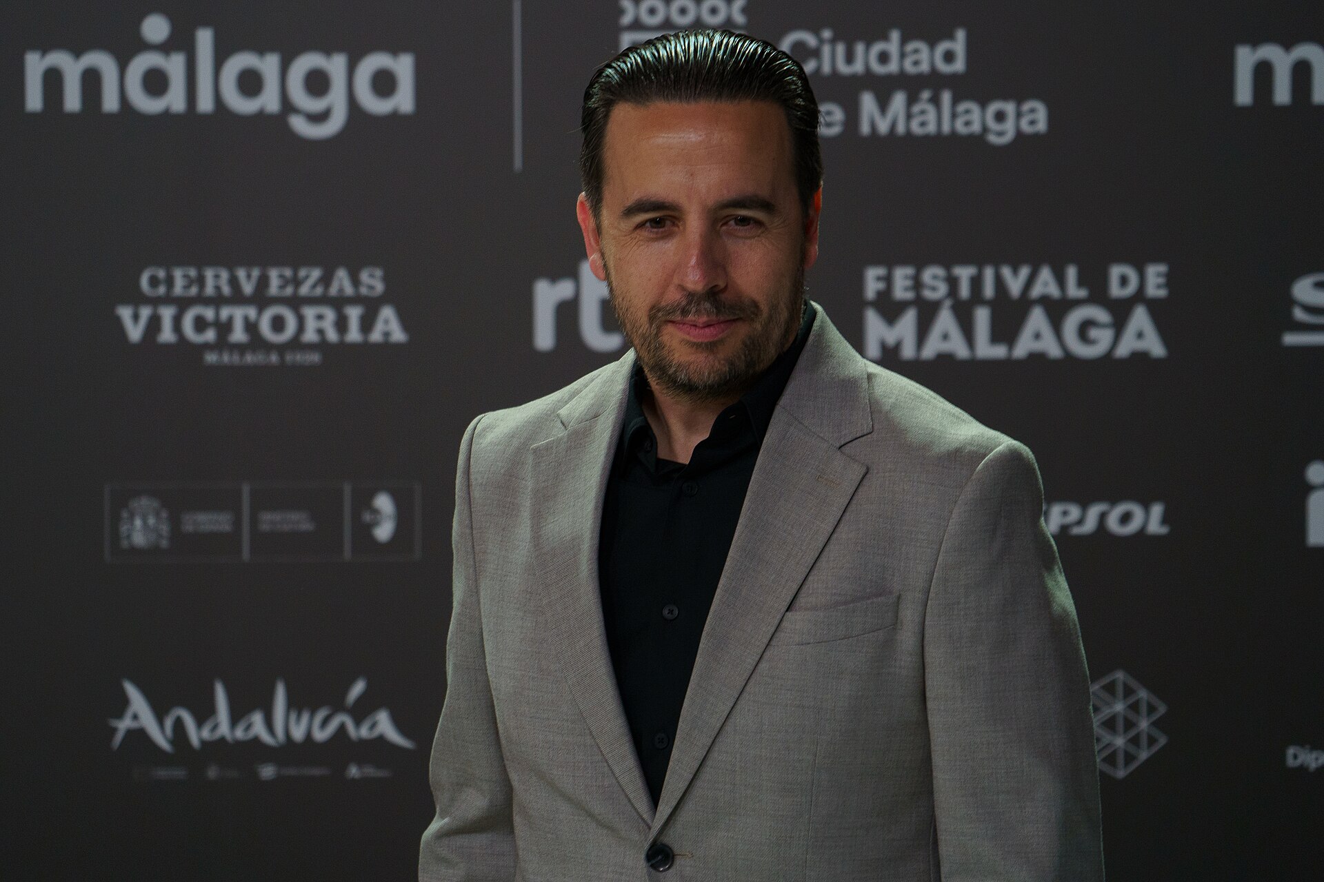 Ezekiel Montes at the Red Carpet of the Malaga 2025 Festival at Malaga City Council