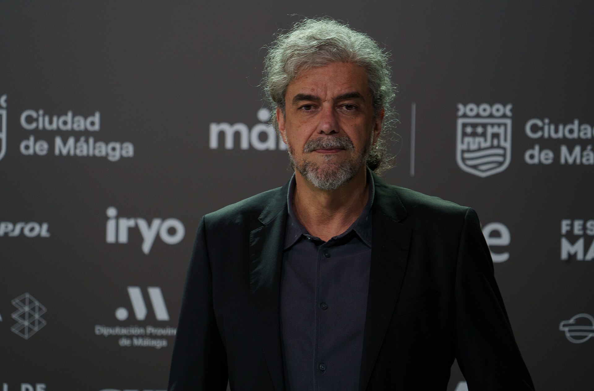 Fernando León de Aranoa at the Red Carpet of the Malaga 2025 Festival next to Cervantes Theater