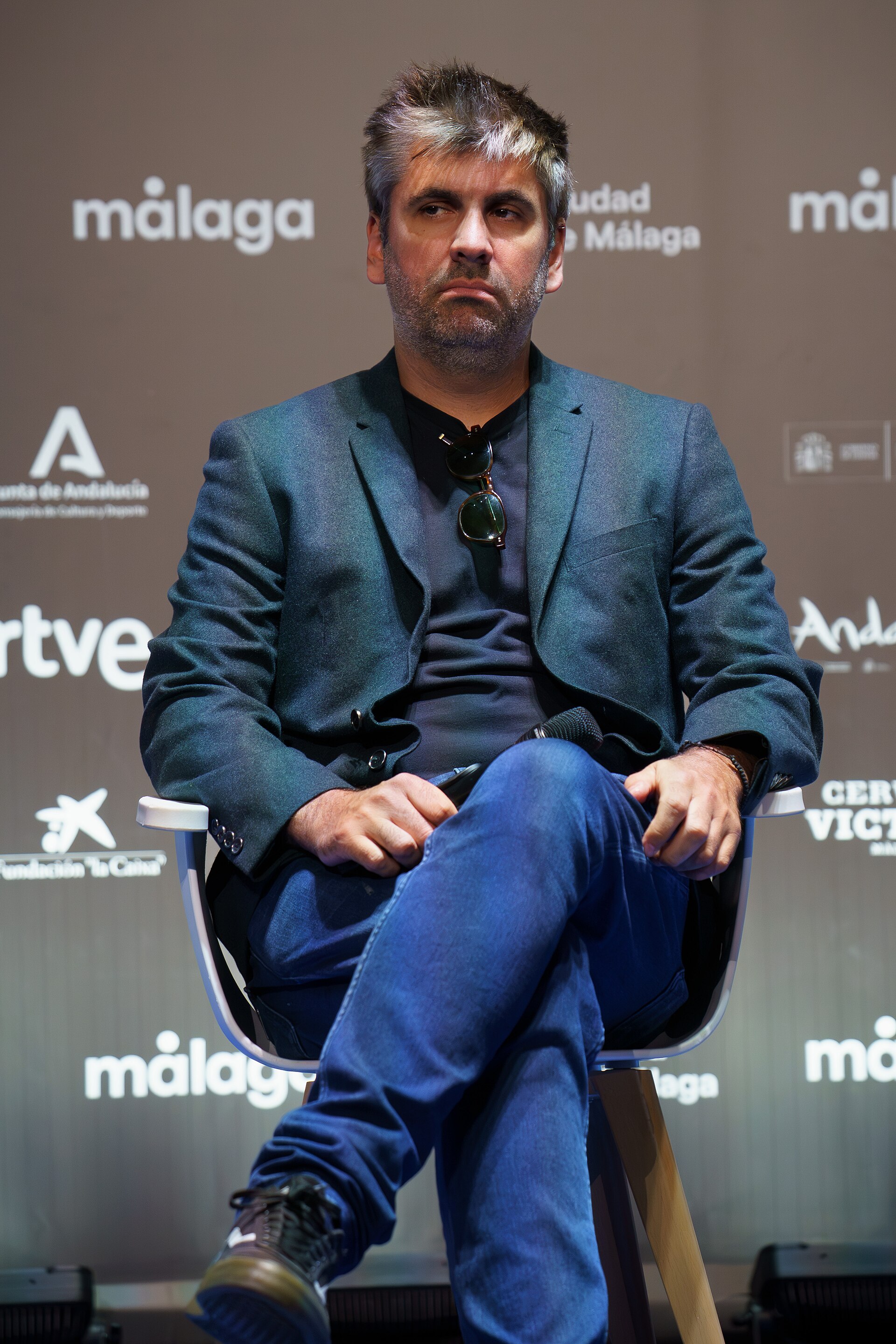 noemí Perez at the Red Carpet of the Malaga 2025 Festival next to Cervantes Theater