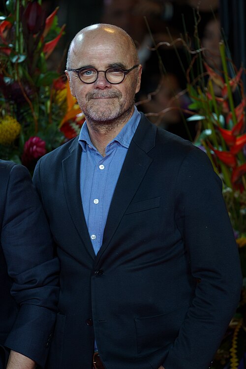 Ignacio Corrales at the Red Carpet of the Malaga 2025 Festival next to Cervantes Theater